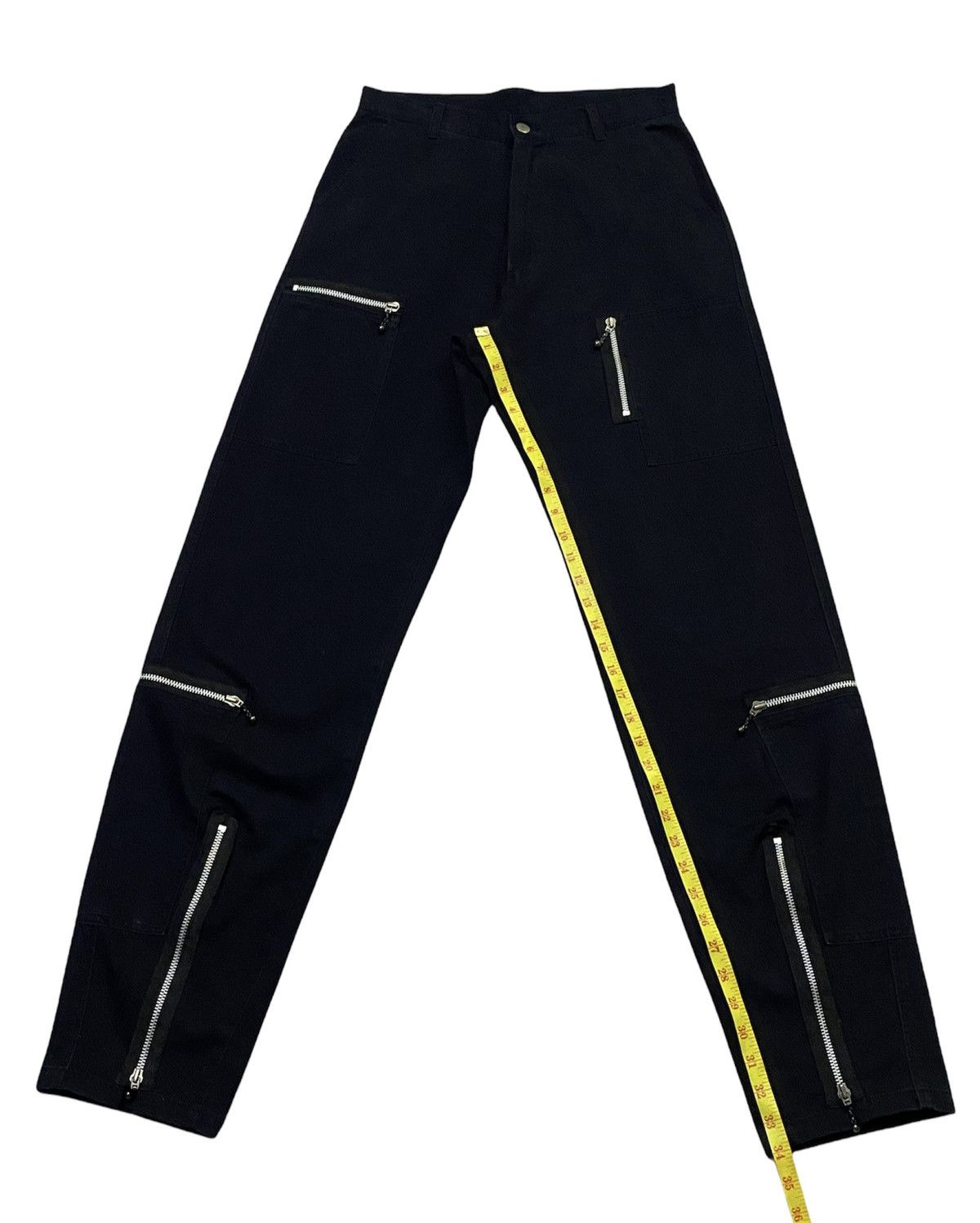 Japanese Brand Japanese Brand “SUPER LOVER” Bondage Zipper Casual Pants Size US 28 / EU 44 - 6 Thumbnail