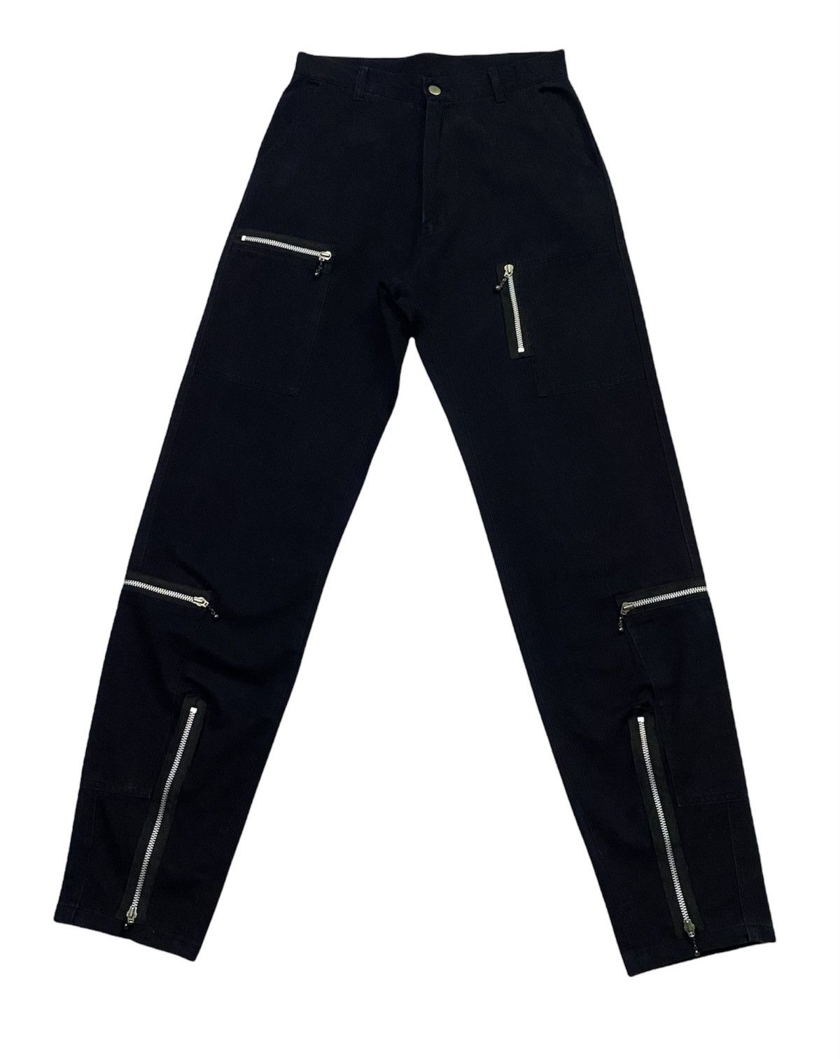 Japanese Brand Japanese Brand “SUPER LOVER” Bondage Zipper Casual Pants Size US 28 / EU 44 - 1 Thumbnail