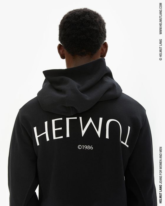 Helmut Lang Helmut Lang Apocalypse Hoodie Black Basalt SIZE M