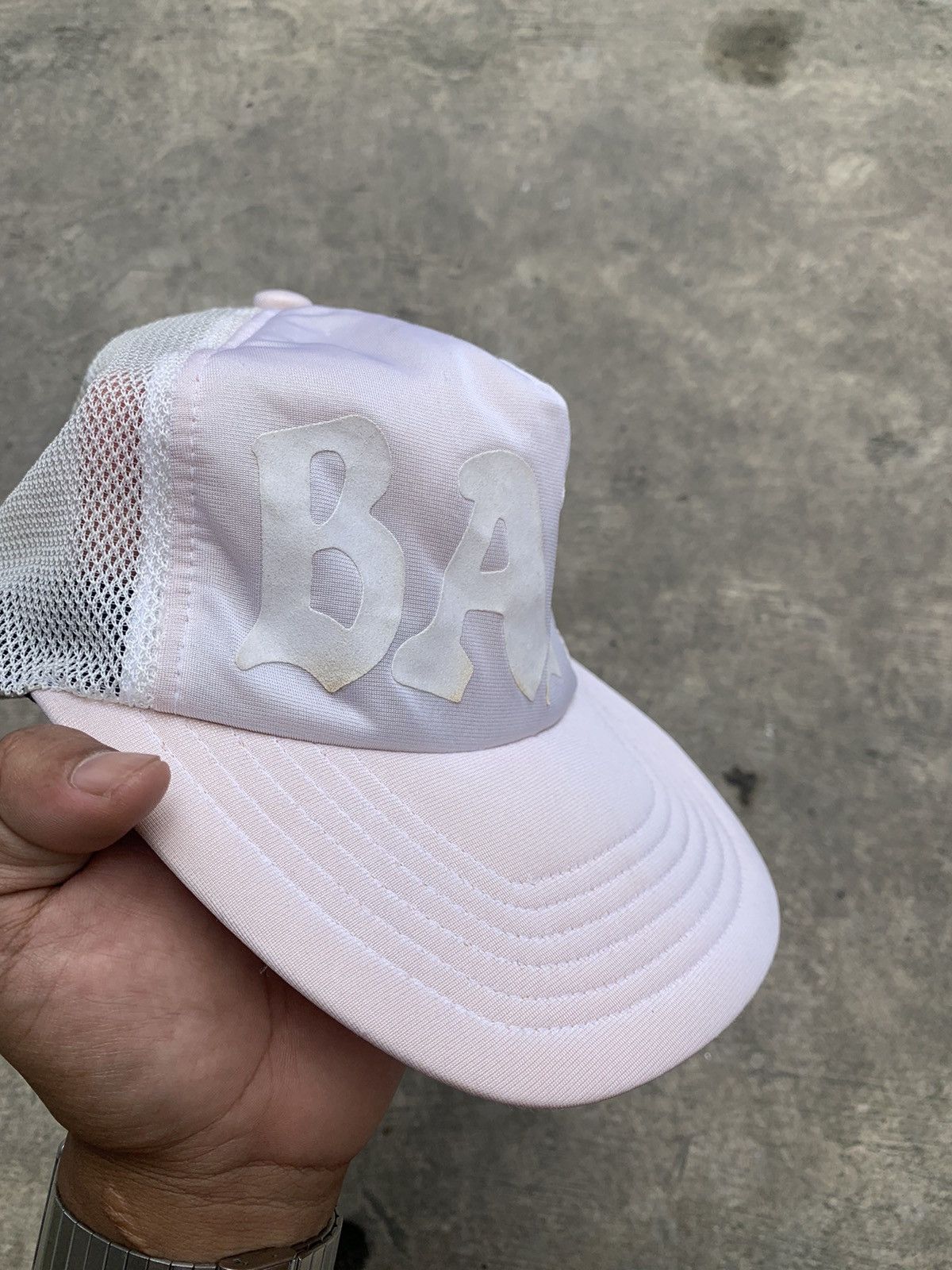Bape vintage 2000's bape big logo spellout trucker cap hats Size ONE SIZE - 4 Thumbnail