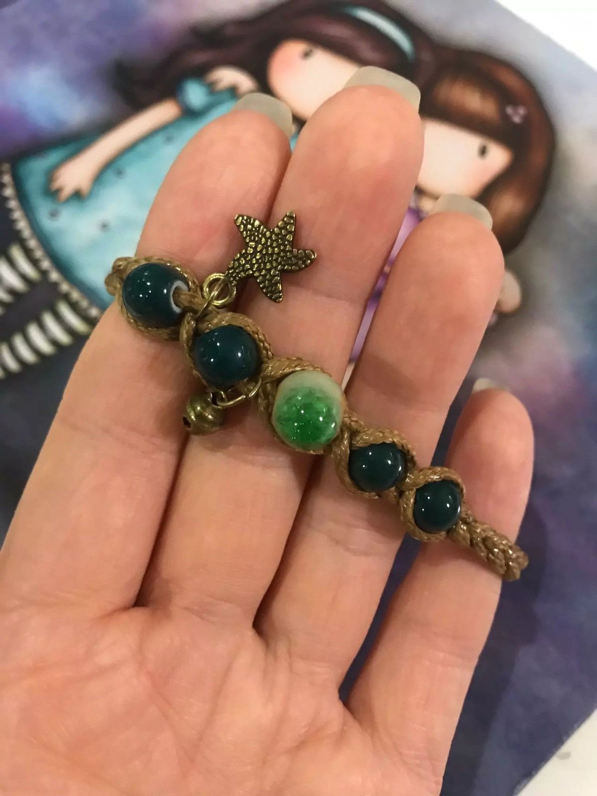 Handmade × Jewelry Handmade Ceramic Beads Bracelet Size ONE SIZE - 2 Thumbnail