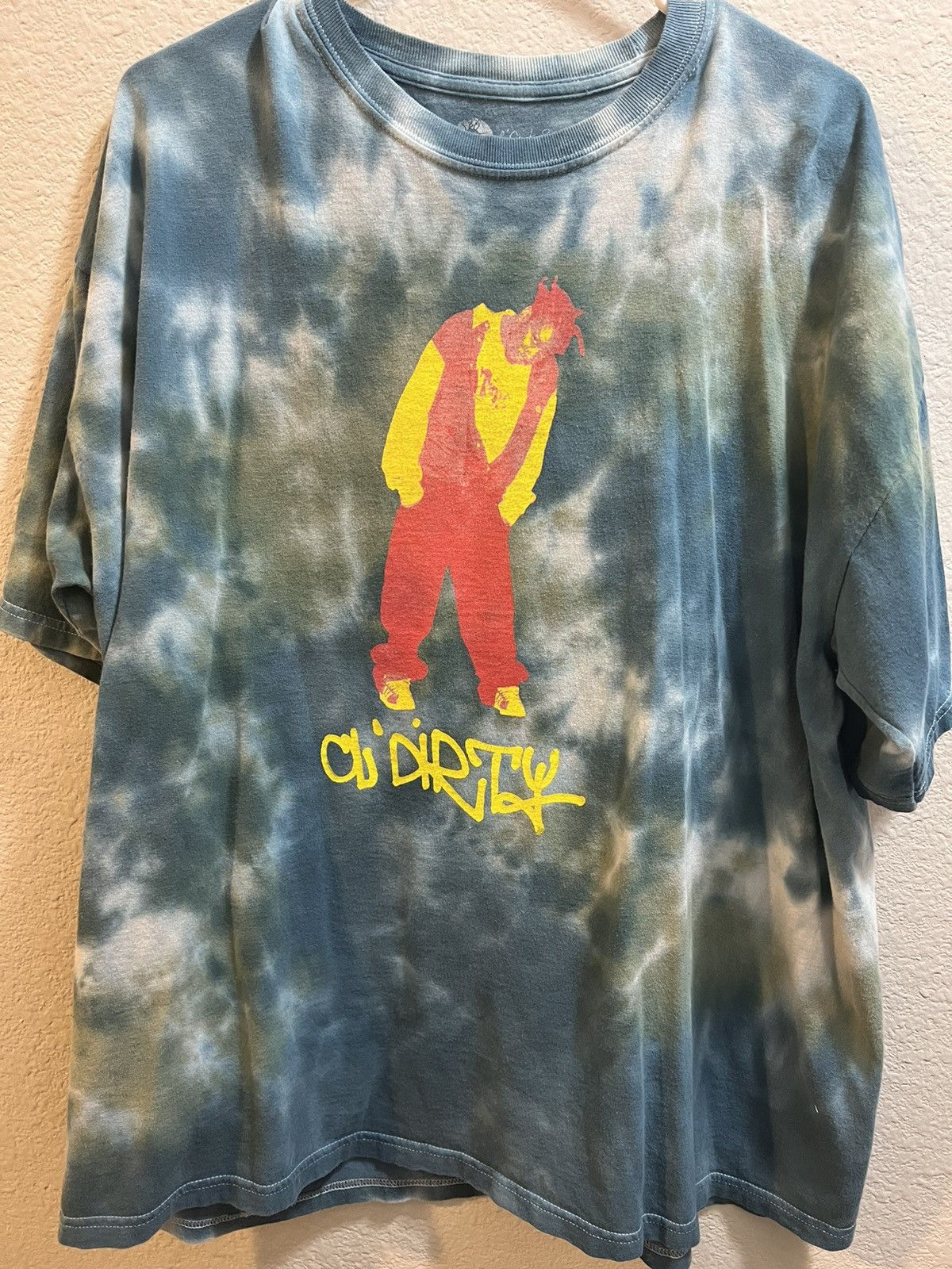 T-shirt Ol' Dirty Bastard Wu-Tang Clan XL – Occasion Très Bon état – Bleu