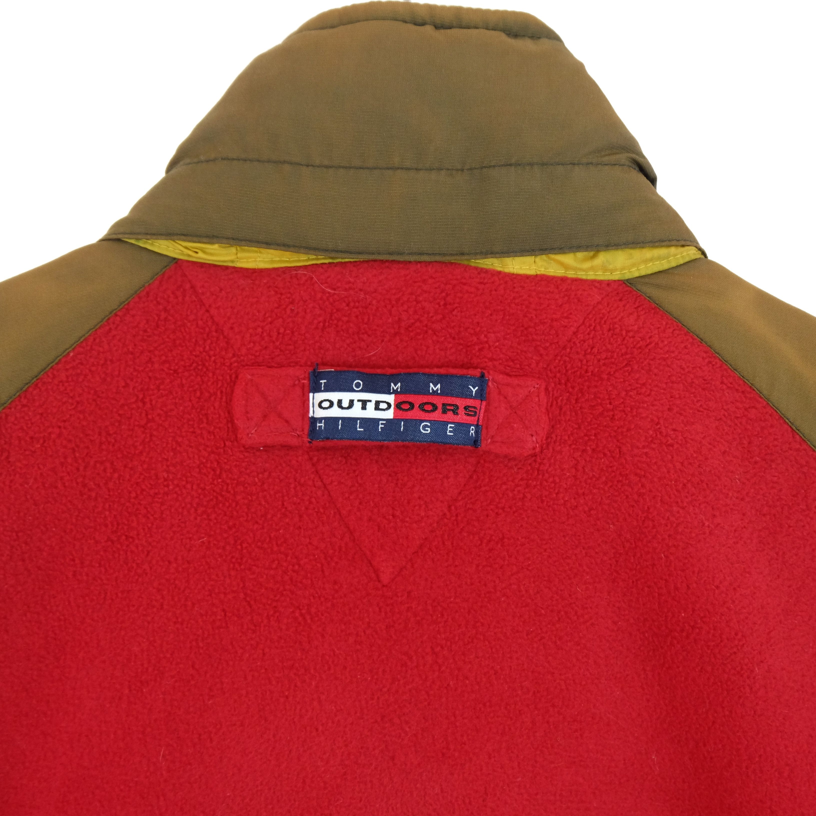 Tommy Hilfiger × Vintage Vintage 90's TOMMY HILFIGER Outdoor Sherpa Fleece Jacket Size US XL / EU 56 / 4 - 9 Thumbnail