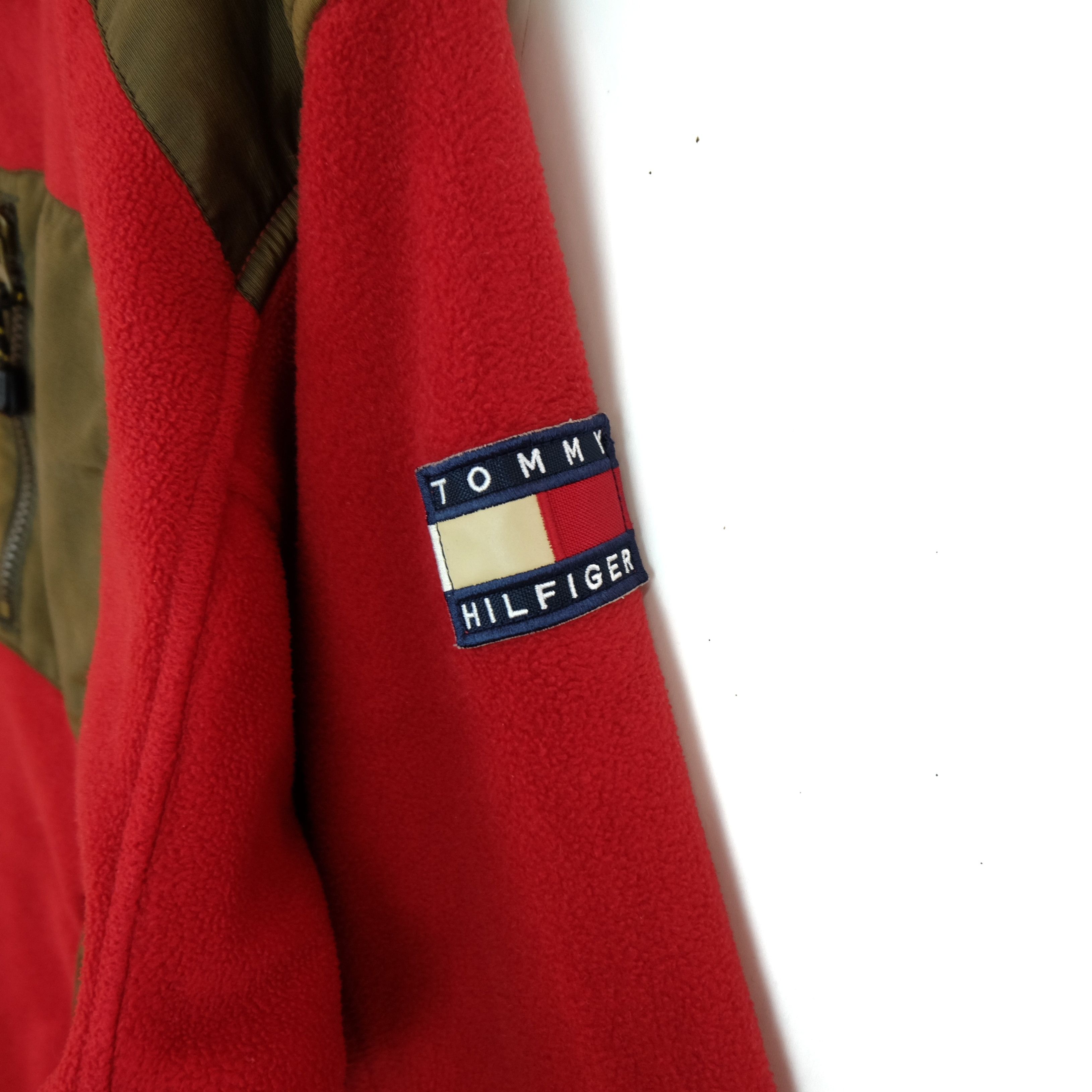 Tommy Hilfiger × Vintage Vintage 90's TOMMY HILFIGER Outdoor Sherpa Fleece Jacket Size US XL / EU 56 / 4 - 6 Thumbnail