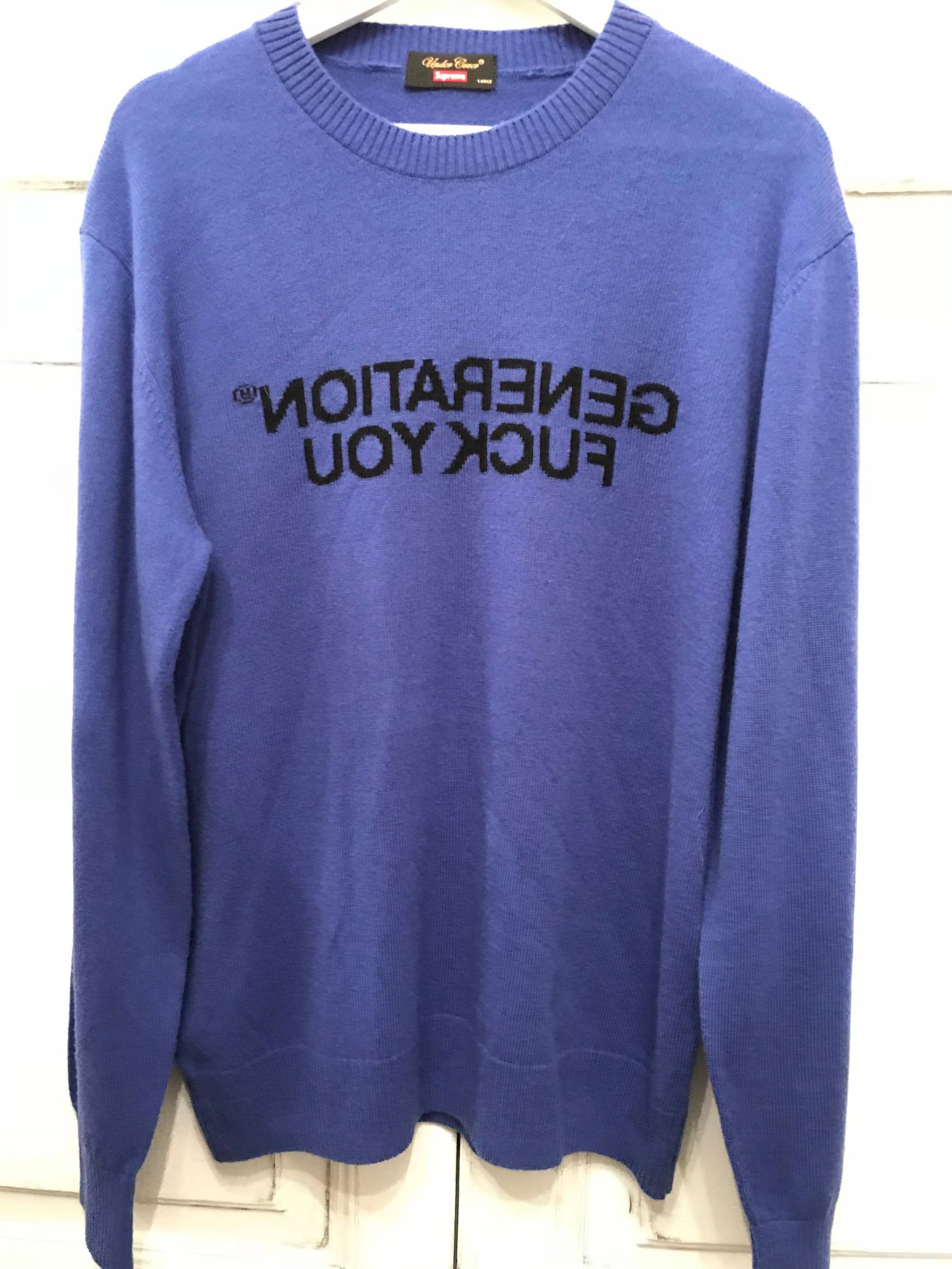 supreme fuck sweater ニット セーター-