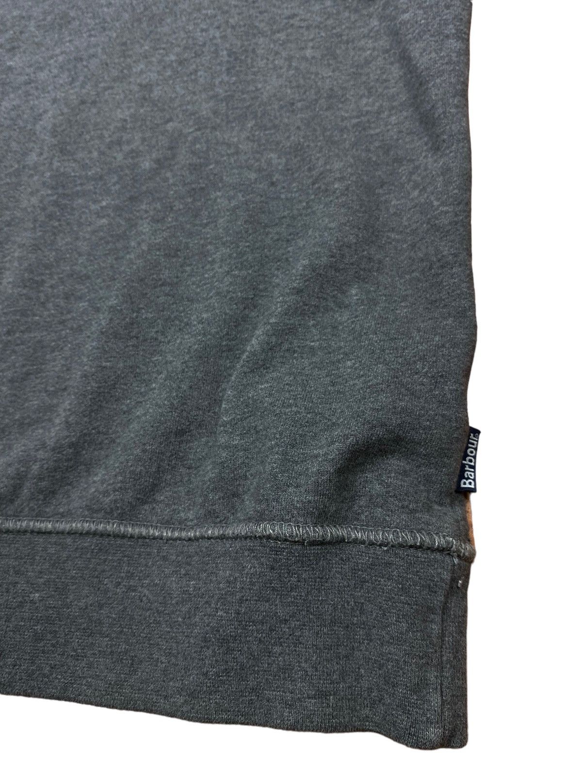 Barbour Barbour Grey Spellout Crewneck Sweatshirt Size US XL / EU 56 / 4 - 5 Thumbnail