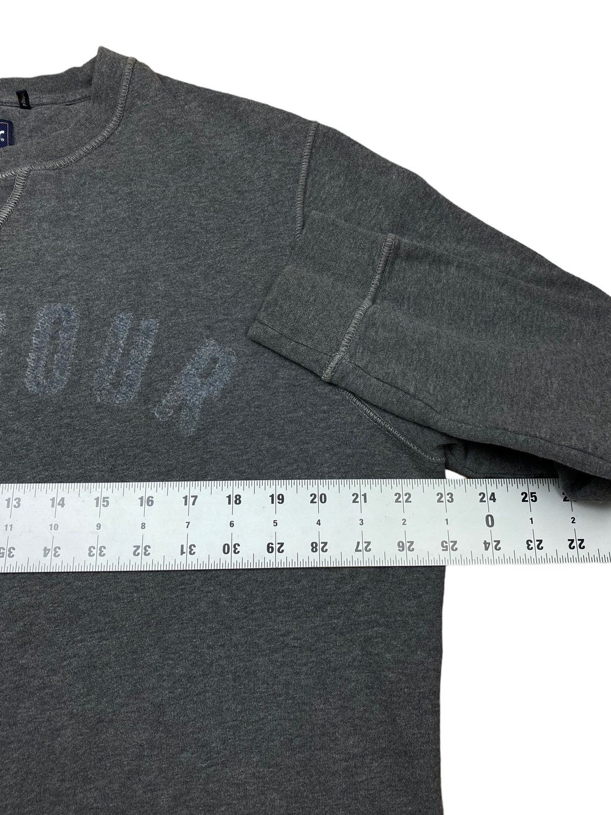 Barbour Barbour Grey Spellout Crewneck Sweatshirt Size US XL / EU 56 / 4 - 7 Thumbnail