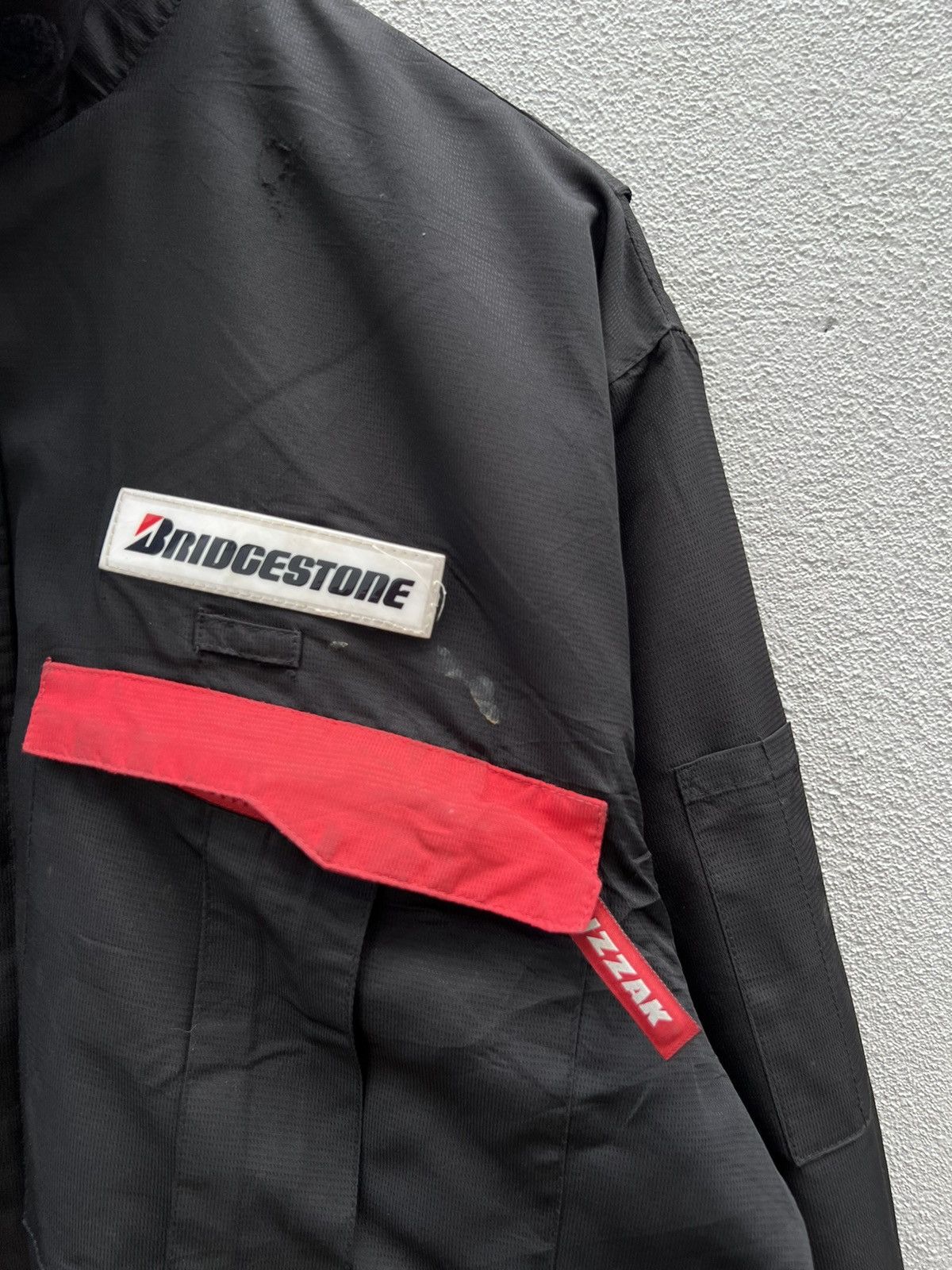 Japanese Brand Blizzak Bridgestone Big Spellout Double Zipped Jacket Size US L / EU 52-54 / 3 - 9 Thumbnail