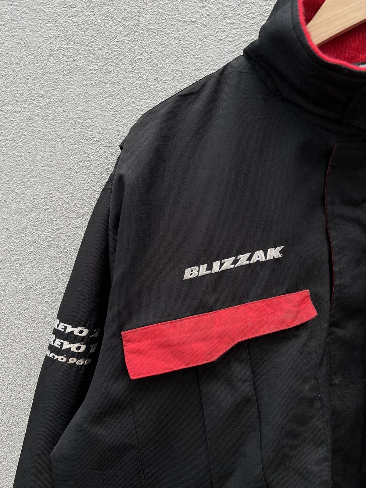 Japanese Brand Blizzak Bridgestone Big Spellout Double Zipped Jacket Size US L / EU 52-54 / 3 - 8 Thumbnail