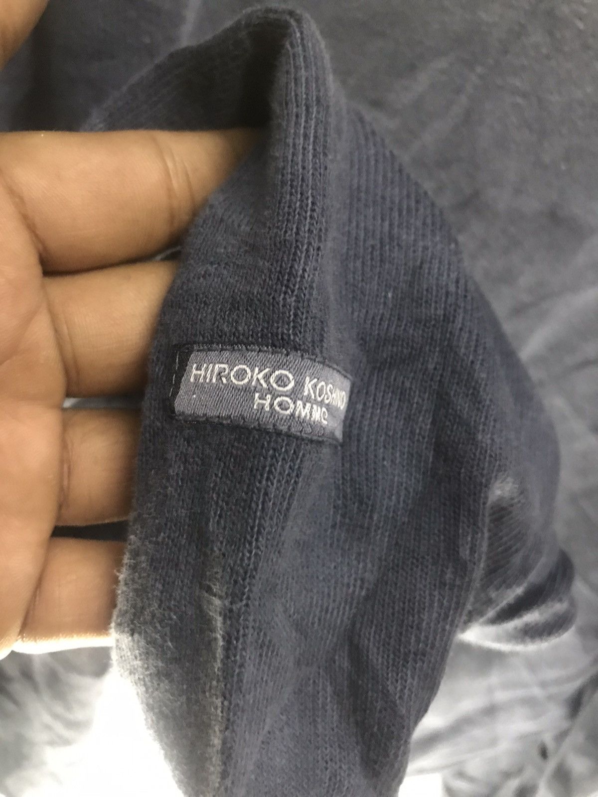 Hiroko Koshino Homme × Japanese Brand Hiroko koshino homme spellout crewneck sweatshirt Size US L / EU 52-54 / 3 - 6 Thumbnail