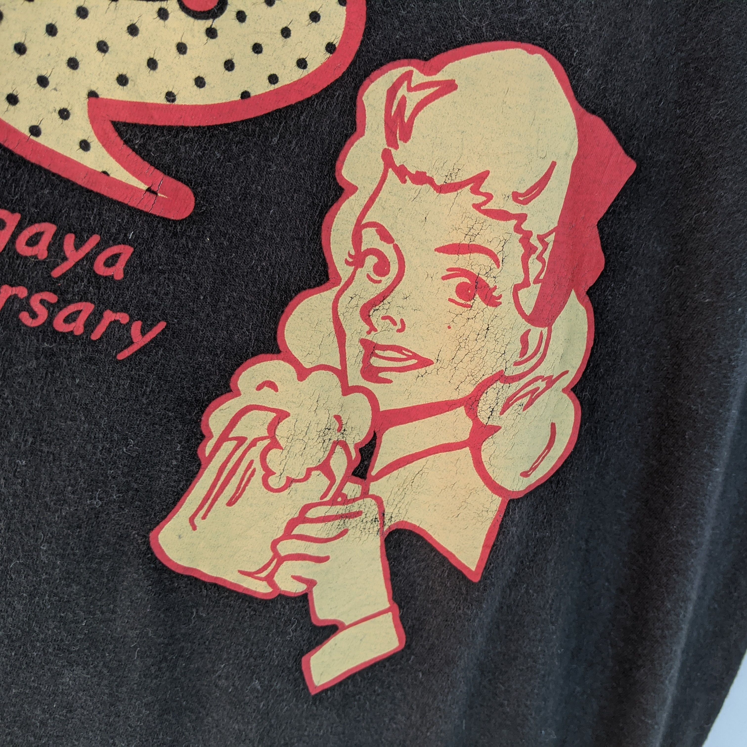 Japanese Brand RISAKO SUGAYA Japan Singer Happy Birthday T-Shirt Size US L / EU 52-54 / 3 - 6 Thumbnail