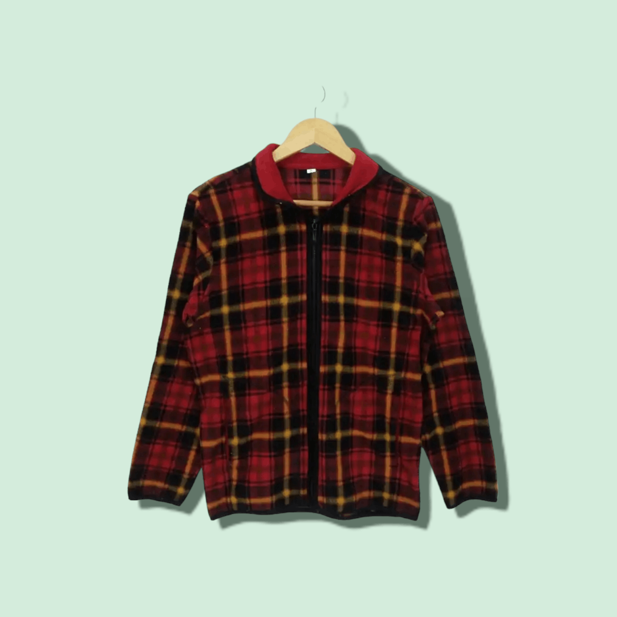 Uniqlo UNIQLO Check Nice Design Flannel Fleece Jacket Size US S / EU 44-46 / 1 - 1 Thumbnail