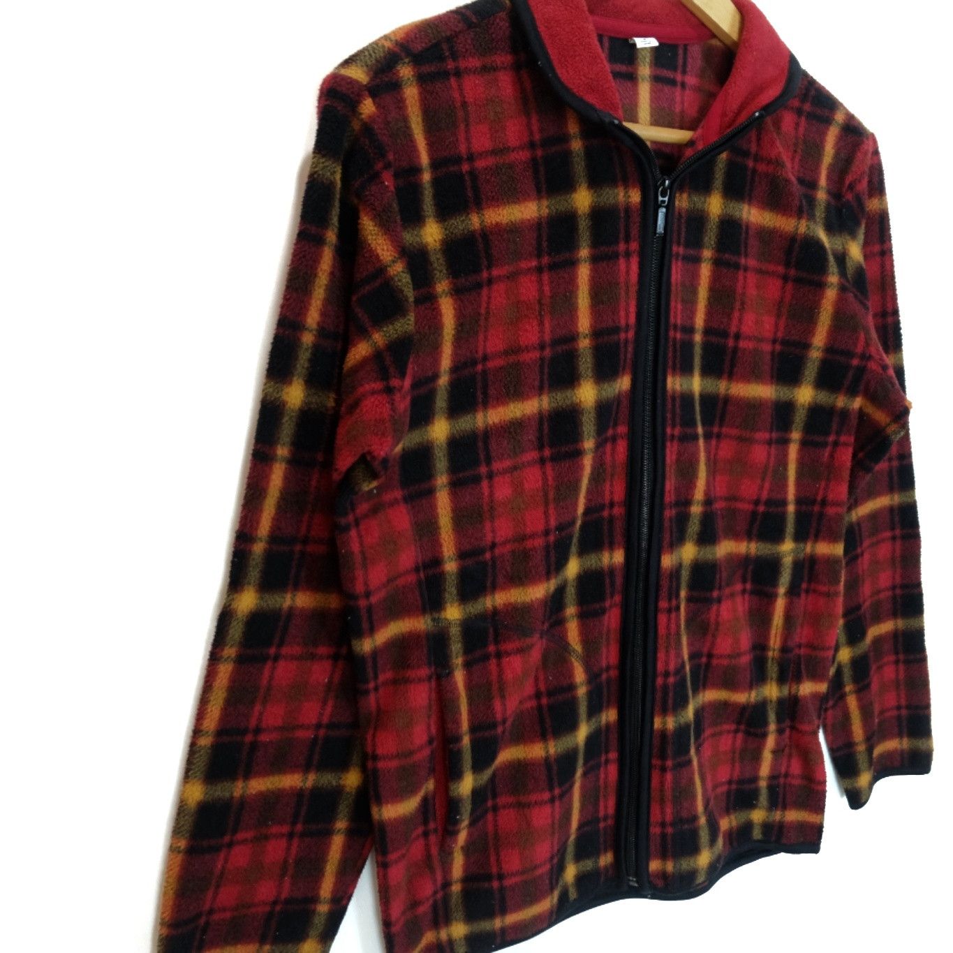 Uniqlo UNIQLO Check Nice Design Flannel Fleece Jacket Size US S / EU 44-46 / 1 - 5 Thumbnail