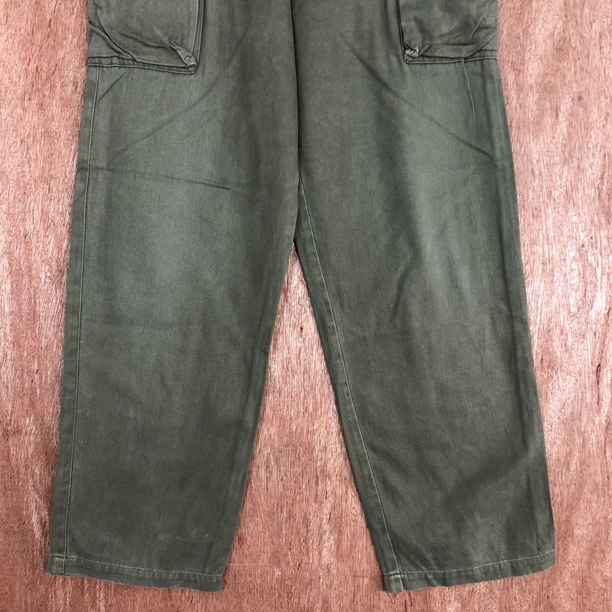 Japanese Brand DL Size 24 Livre Claire Brown Multipocket Cargo Pants #1923 Size 24" / US 00 / IT 34 - 3 Thumbnail