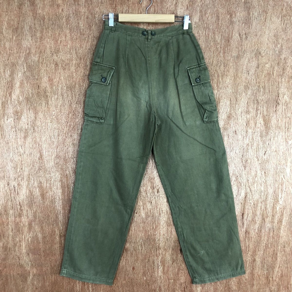 Japanese Brand DL Size 24 Livre Claire Brown Multipocket Cargo Pants #1923 Size 24" / US 00 / IT 34 - 9 Thumbnail
