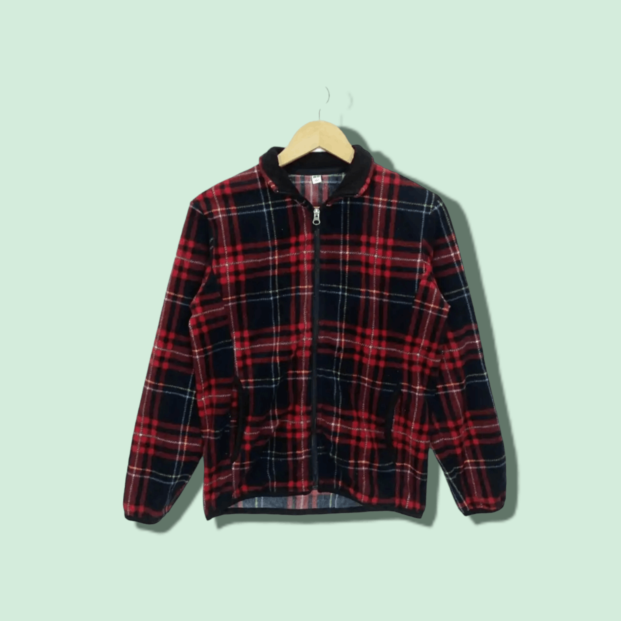 Uniqlo UNIQLO Check Nice Design Flannel Fleece Jacket Size US XS / EU 42 / 0 - 1 Thumbnail