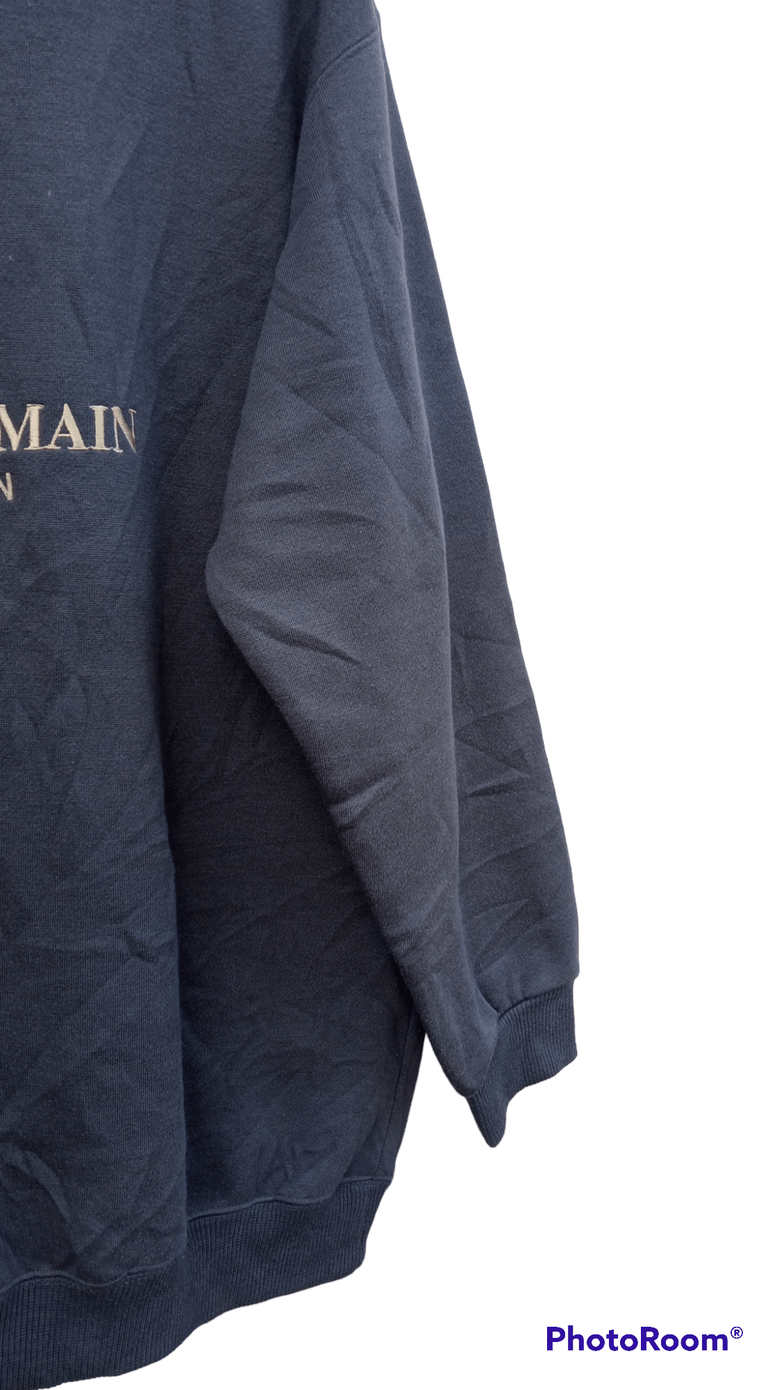 Pierre Balmain × Vintage 🔥🔥Vintage Pierre Balmain Paris Spellout Logo Sweatshirt Size US L / EU 52-54 / 3 - 15 Thumbnail