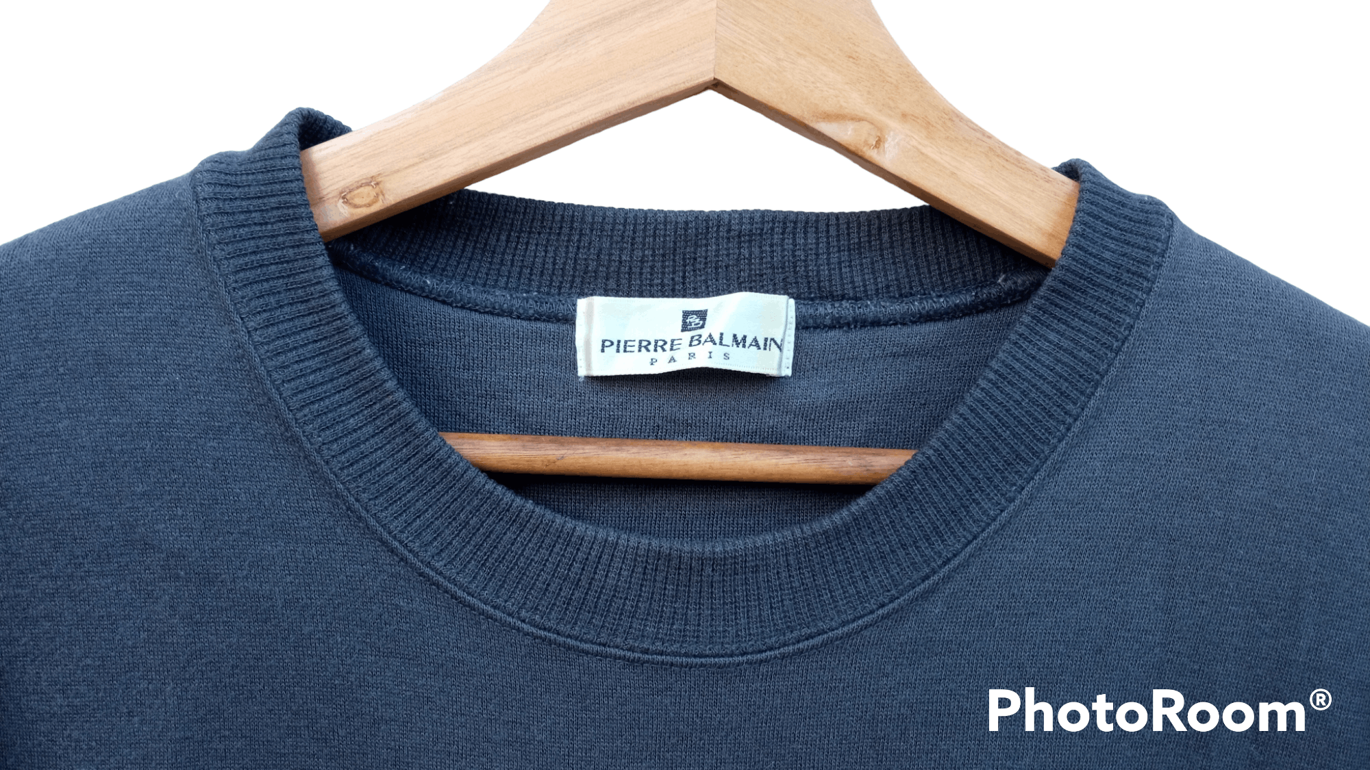 Pierre Balmain × Vintage 🔥🔥Vintage Pierre Balmain Paris Spellout Logo Sweatshirt Size US L / EU 52-54 / 3 - 20 Thumbnail