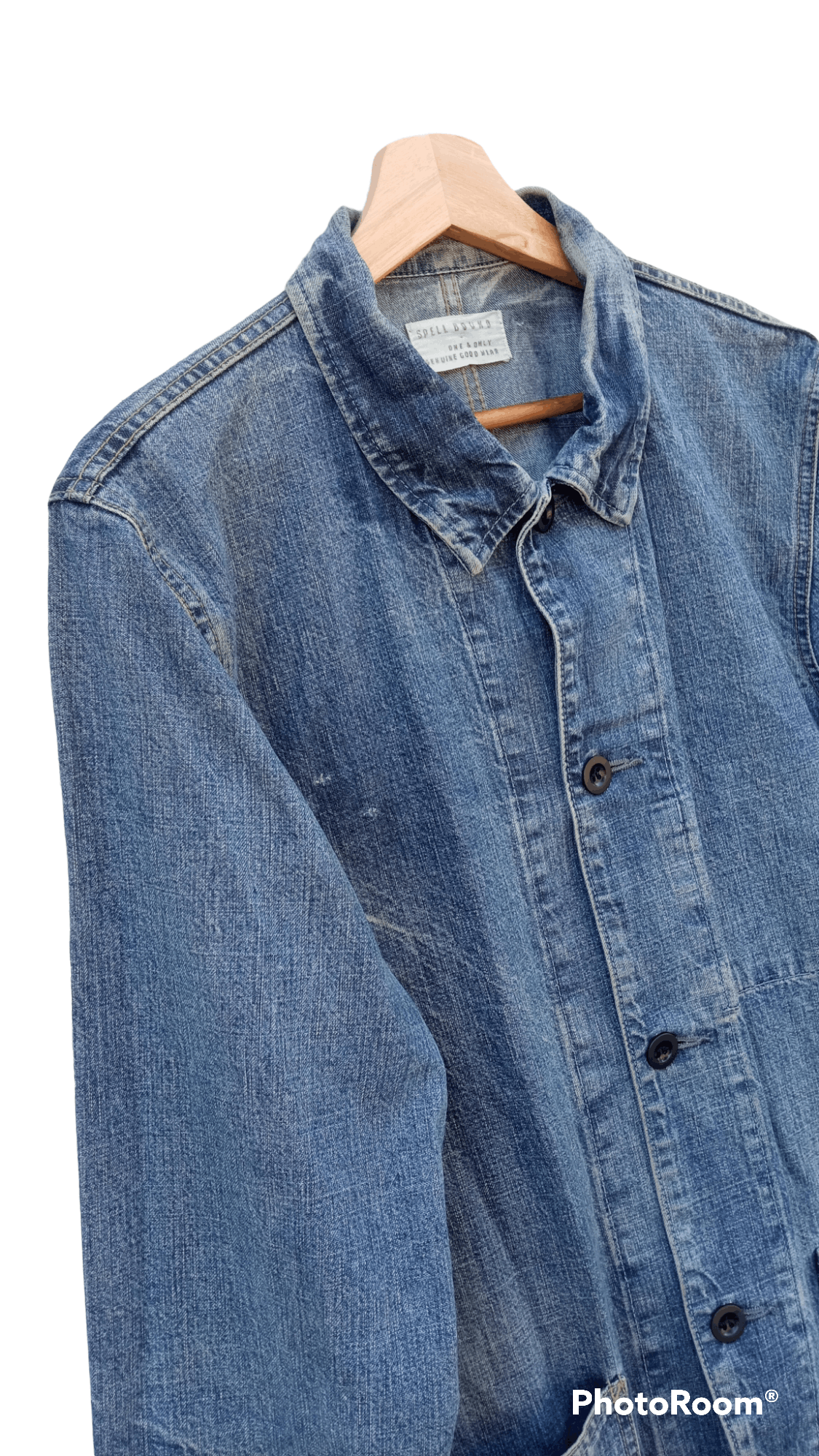 Japanese Brand × Spellbound × Vintage 🔥🔥Vintage Style Spellbound Denim Chore Jacket Size US M / EU 48-50 / 2 - 6 Thumbnail