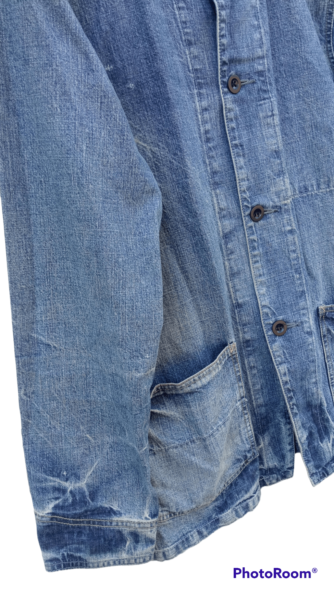 Japanese Brand × Spellbound × Vintage 🔥🔥Vintage Style Spellbound Denim Chore Jacket Size US M / EU 48-50 / 2 - 7 Thumbnail