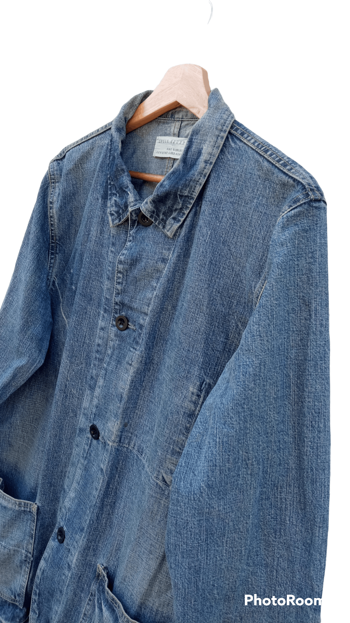 Japanese Brand × Spellbound × Vintage 🔥🔥Vintage Style Spellbound Denim Chore Jacket Size US M / EU 48-50 / 2 - 10 Thumbnail