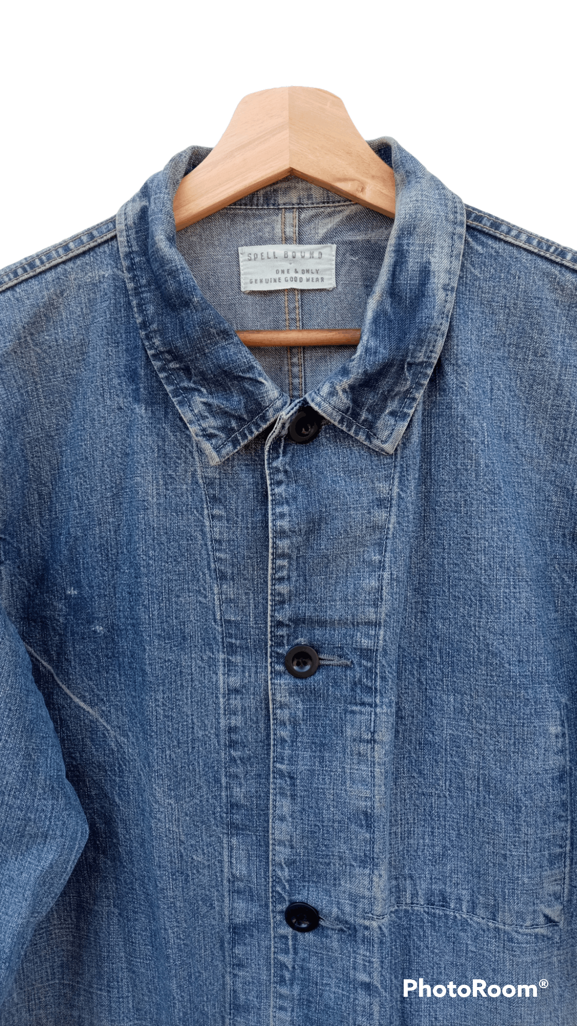 Japanese Brand × Spellbound × Vintage 🔥🔥Vintage Style Spellbound Denim Chore Jacket Size US M / EU 48-50 / 2 - 19 Thumbnail