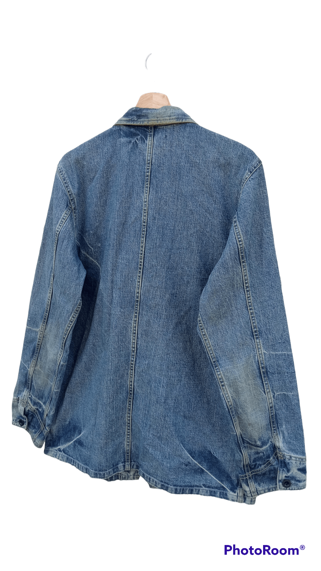 Japanese Brand × Spellbound × Vintage 🔥🔥Vintage Style Spellbound Denim Chore Jacket Size US M / EU 48-50 / 2 - 22 Thumbnail