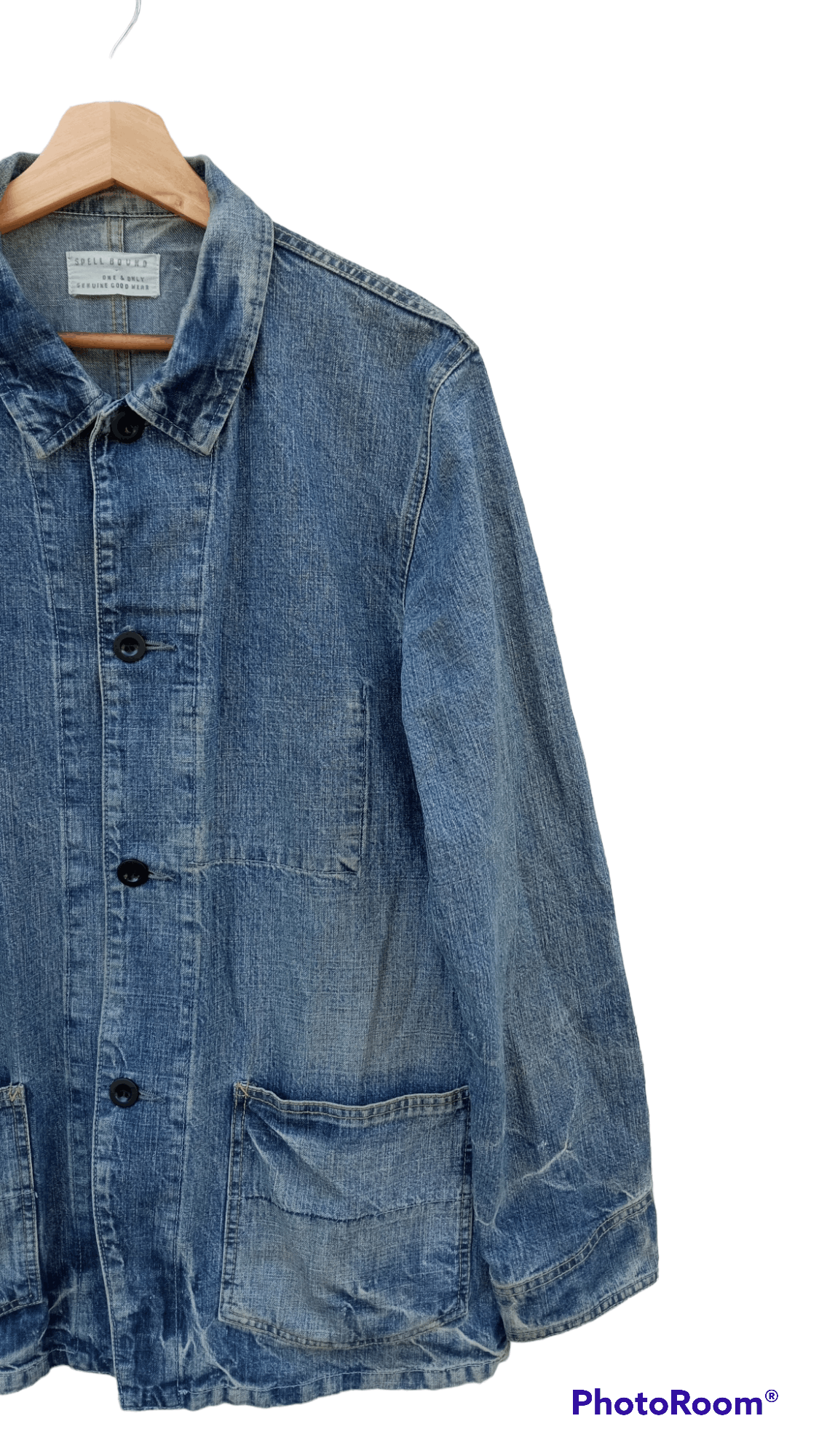 Japanese Brand × Spellbound × Vintage 🔥🔥Vintage Style Spellbound Denim Chore Jacket Size US M / EU 48-50 / 2 - 5 Thumbnail