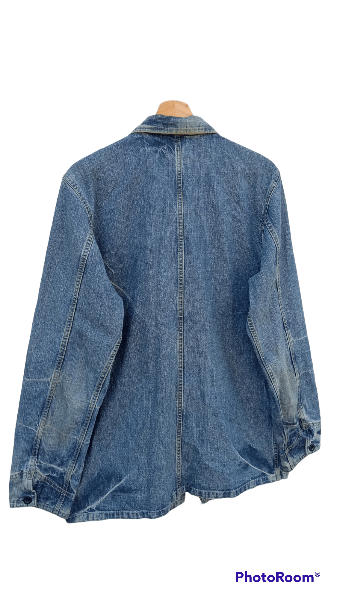 Japanese Brand × Spellbound × Vintage 🔥🔥Vintage Style Spellbound Denim Chore Jacket Size US M / EU 48-50 / 2 - 21 Thumbnail