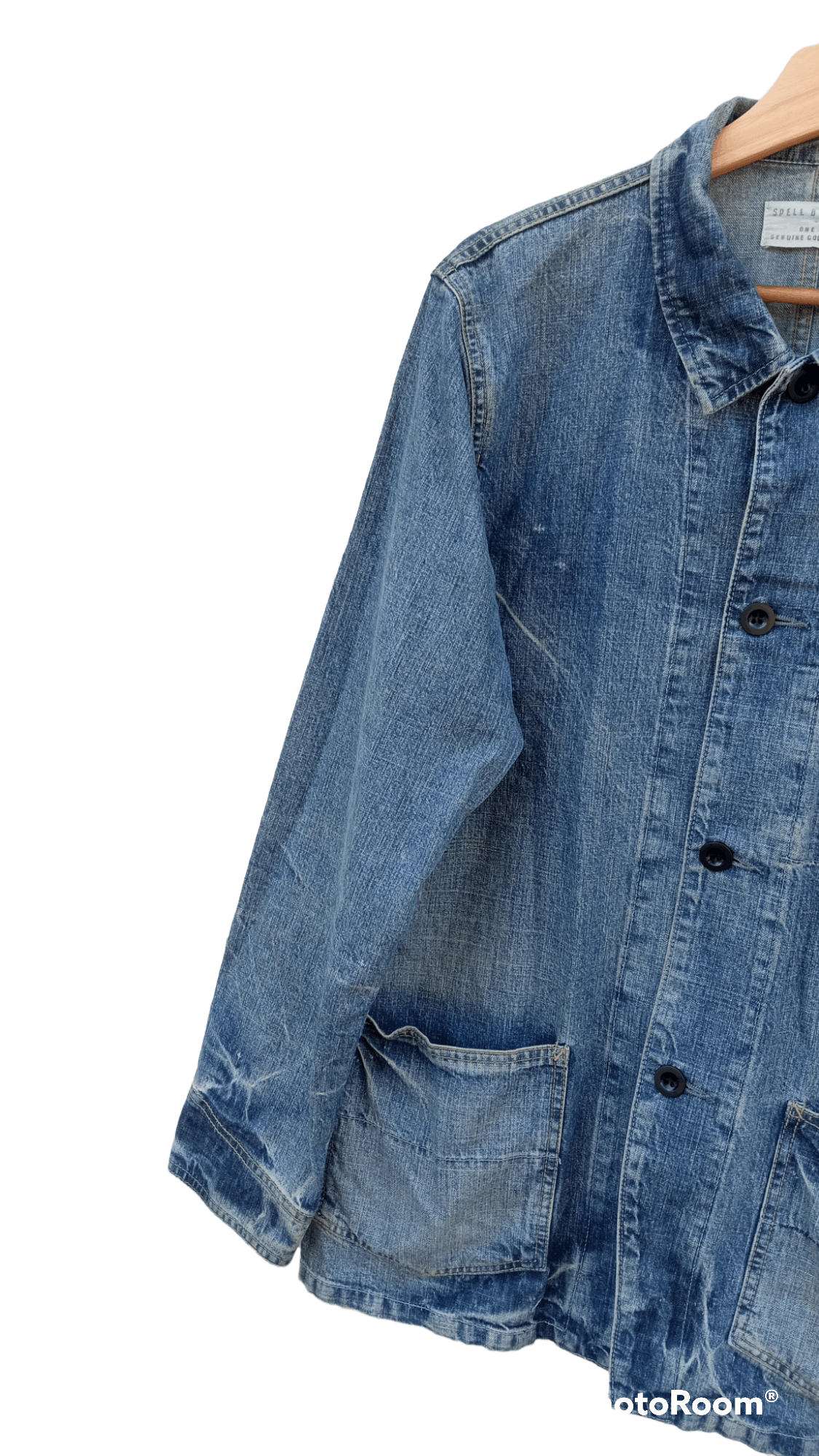 Japanese Brand × Spellbound × Vintage 🔥🔥Vintage Style Spellbound Denim Chore Jacket Size US M / EU 48-50 / 2 - 9 Thumbnail