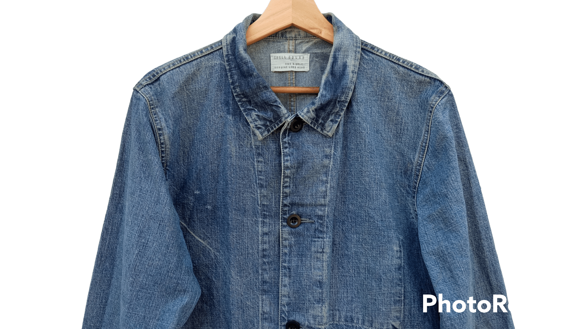 Japanese Brand × Spellbound × Vintage 🔥🔥Vintage Style Spellbound Denim Chore Jacket Size US M / EU 48-50 / 2 - 14 Thumbnail