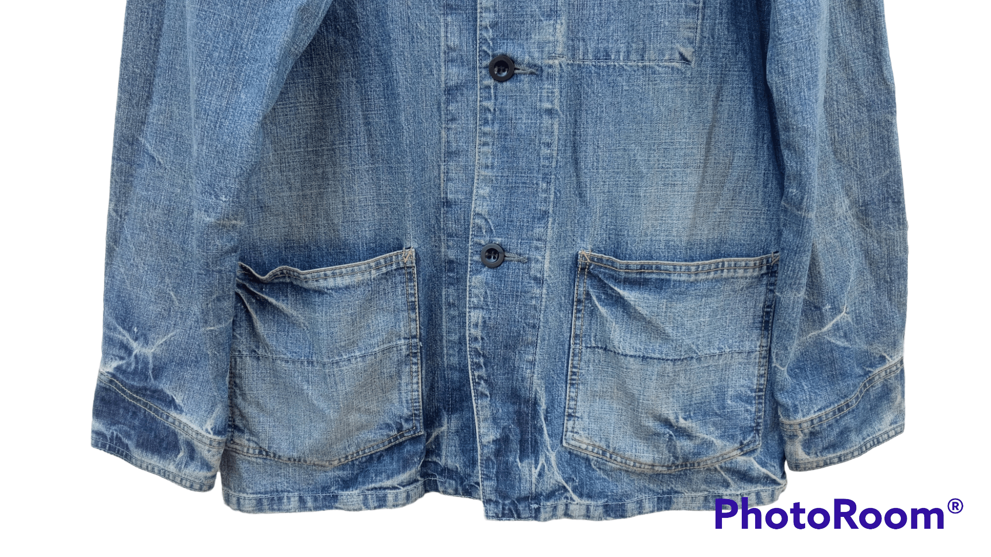 Japanese Brand × Spellbound × Vintage 🔥🔥Vintage Style Spellbound Denim Chore Jacket Size US M / EU 48-50 / 2 - 16 Thumbnail