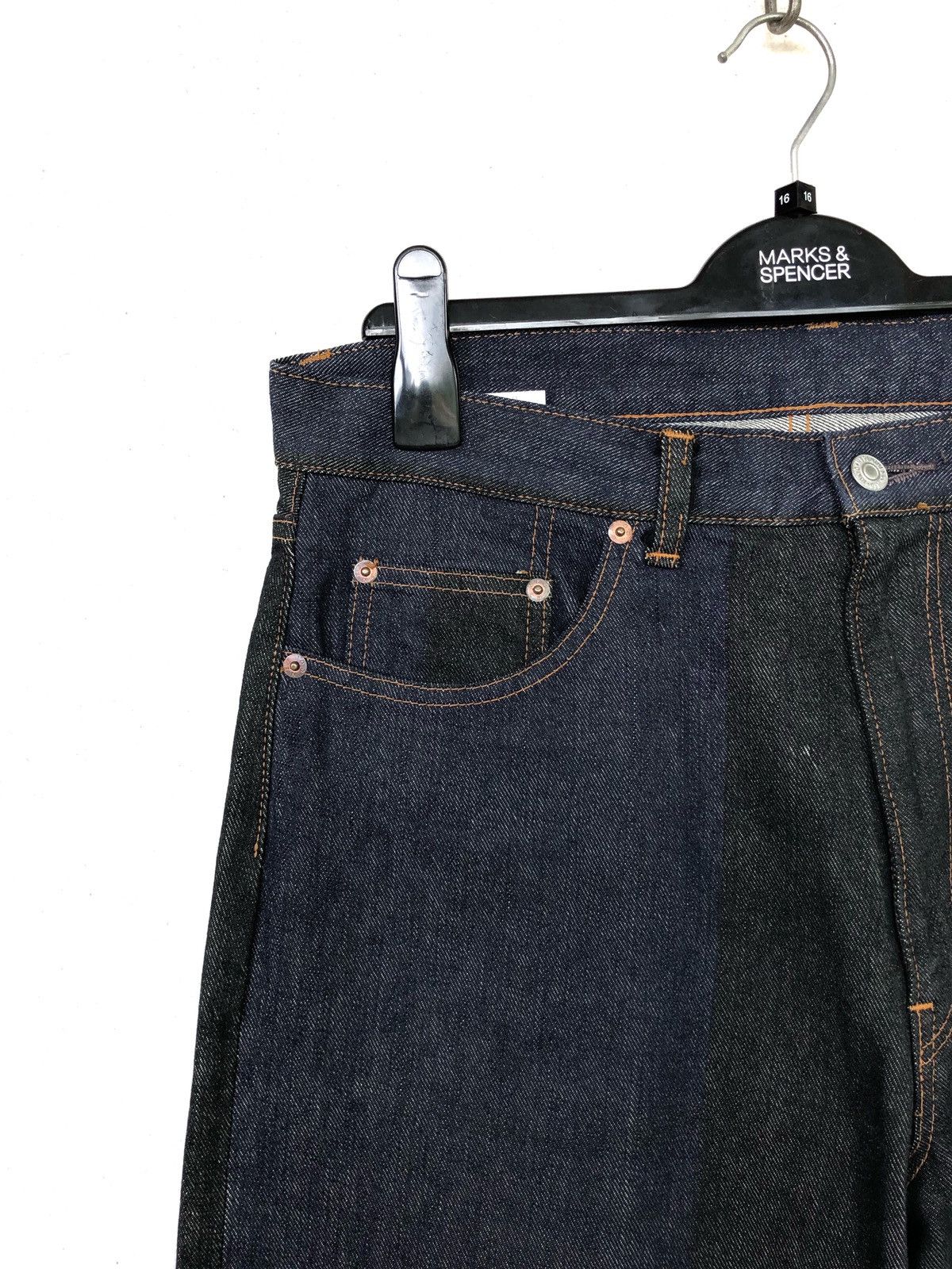 Needles RARE🔥Needles FW10 Rebuild Two Tone Selvage Denim Size US 34 / EU 50 - 4 Thumbnail