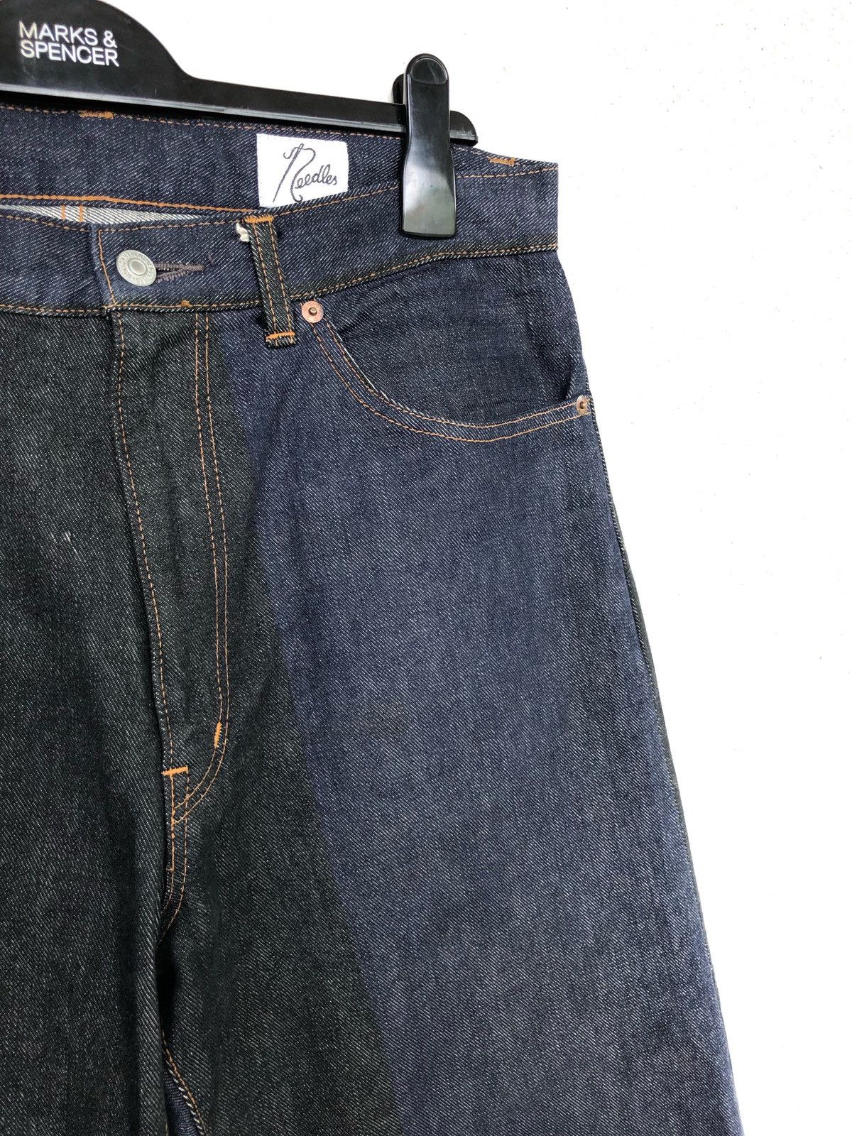 Needles RARE🔥Needles FW10 Rebuild Two Tone Selvage Denim Size US 34 / EU 50 - 6 Thumbnail