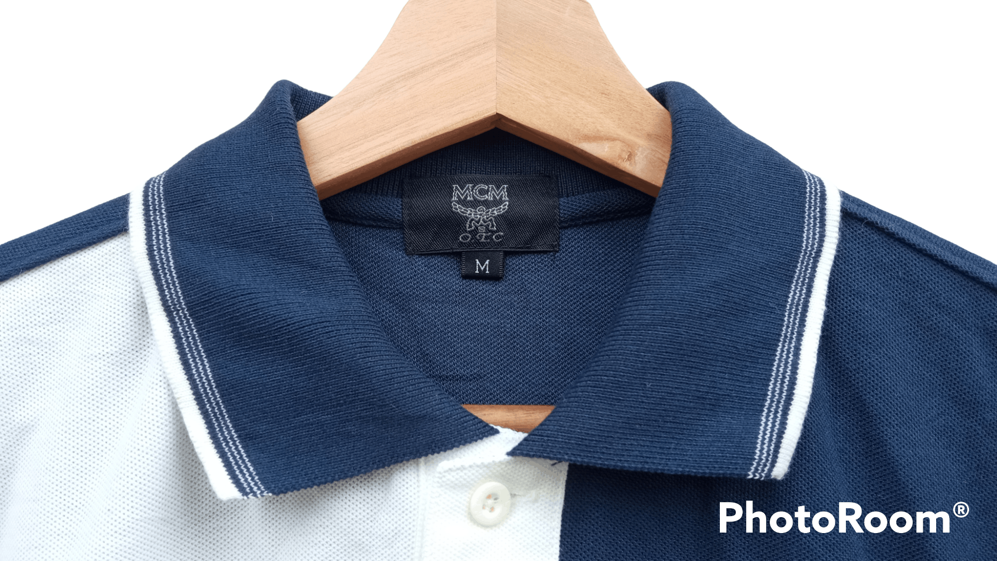 MCM × Vintage 🔥🔥Vtg MCM Embroidery Spellout Logo Colour Block Polo Tee Size US M / EU 48-50 / 2 - 17 Thumbnail