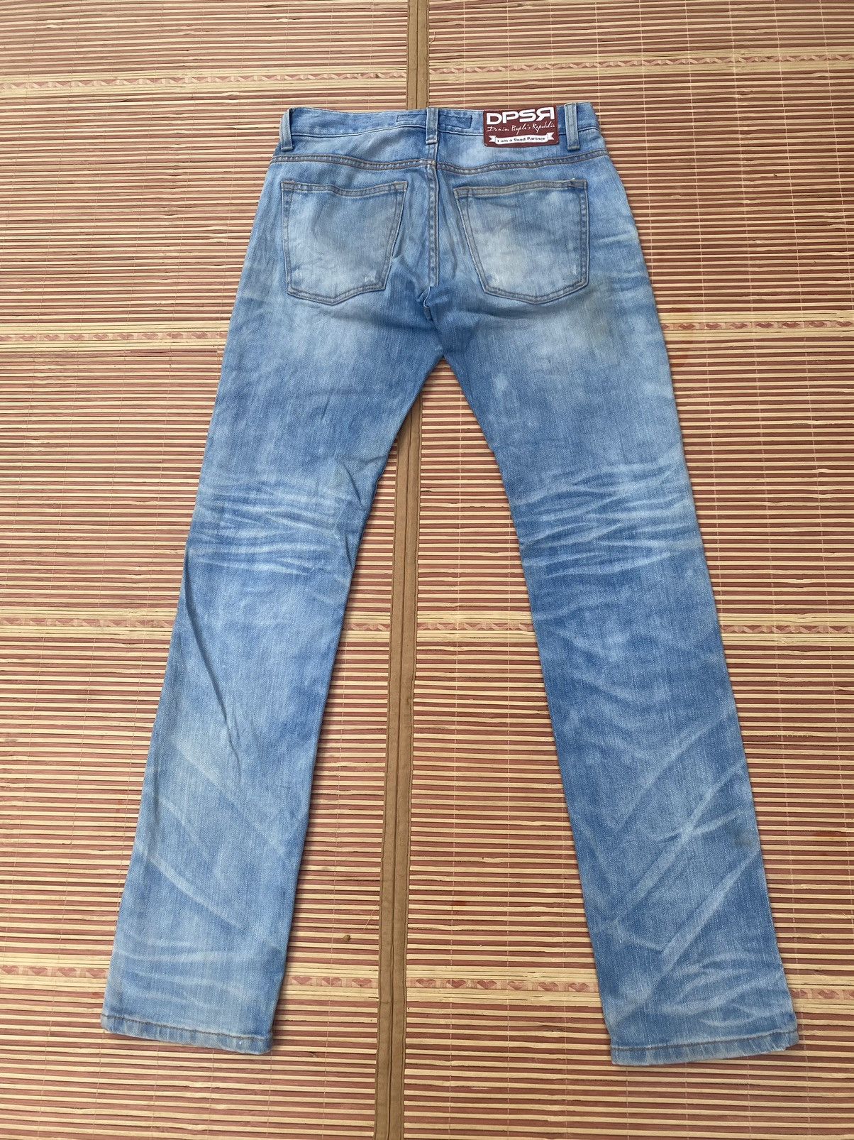 Japanese Brand DPSR Slim Fit Distressed Pant Size US 29 - 2 Thumbnail