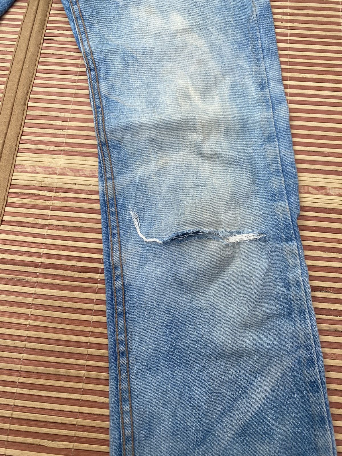 Japanese Brand DPSR Slim Fit Distressed Pant Size US 29 - 5 Thumbnail