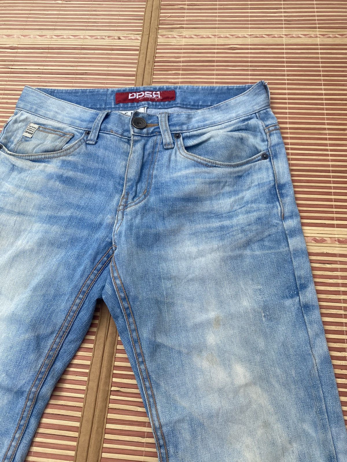 Japanese Brand DPSR Slim Fit Distressed Pant Size US 29 - 3 Thumbnail