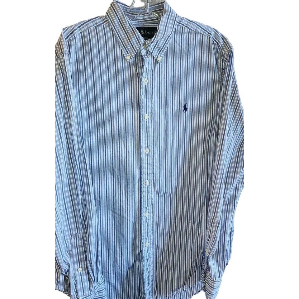 Ralph Lauren Polo Ralph Lauren Mens Medium Long Sleeve Button Down ...