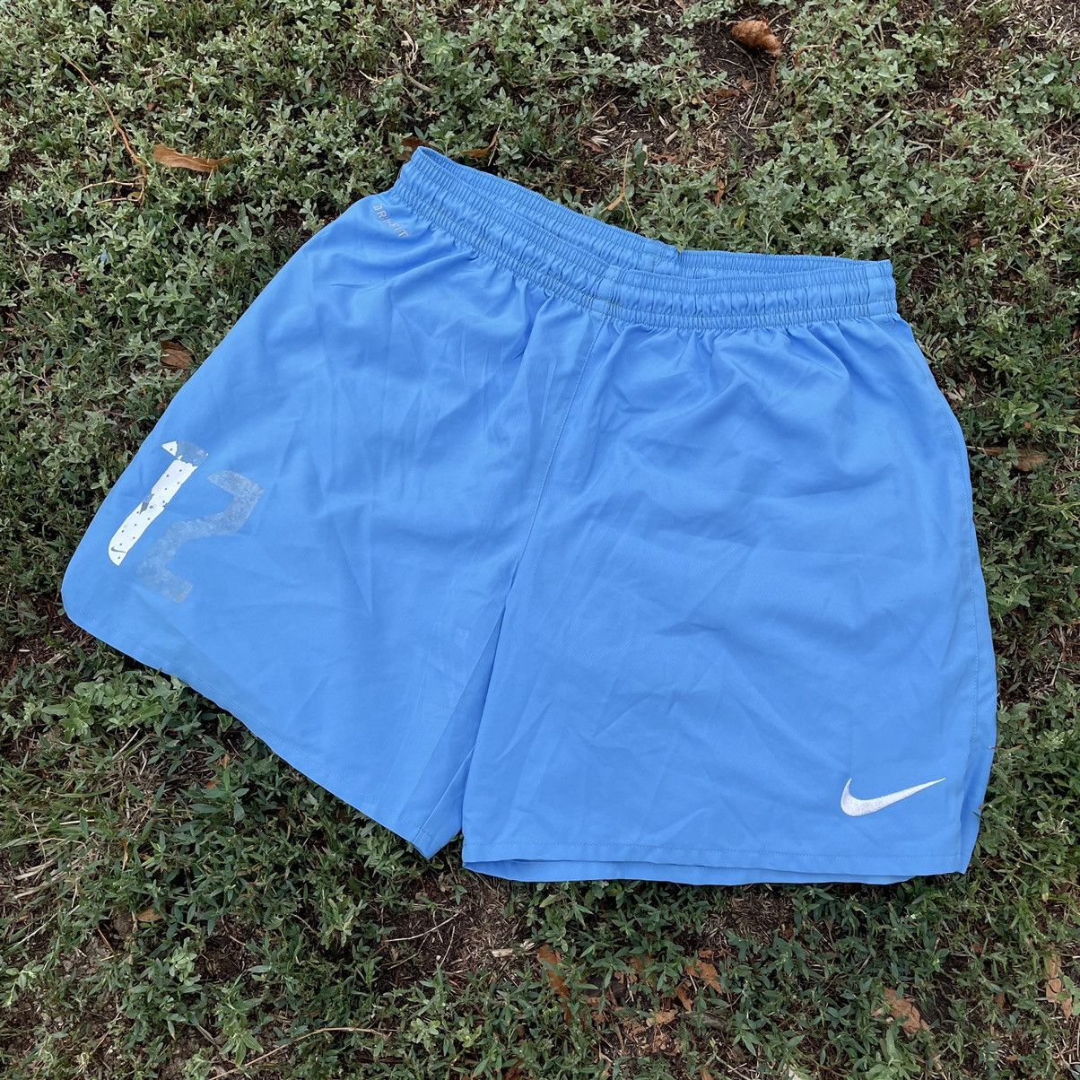 Vintage Vintage 90s Nike Swoosh Shorts Streetwear Skate Blue Boxy 36 Size US 36 / EU 52 - 4 Thumbnail