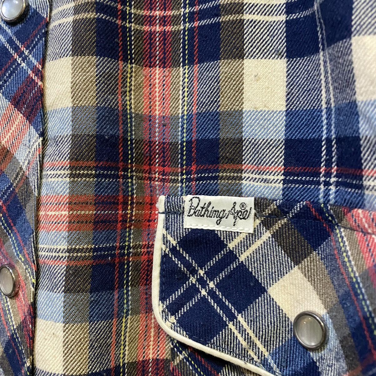 Bape VINTAGE Bape Busy Works Flannel Size US XL / EU 56 / 4 - 4 Thumbnail