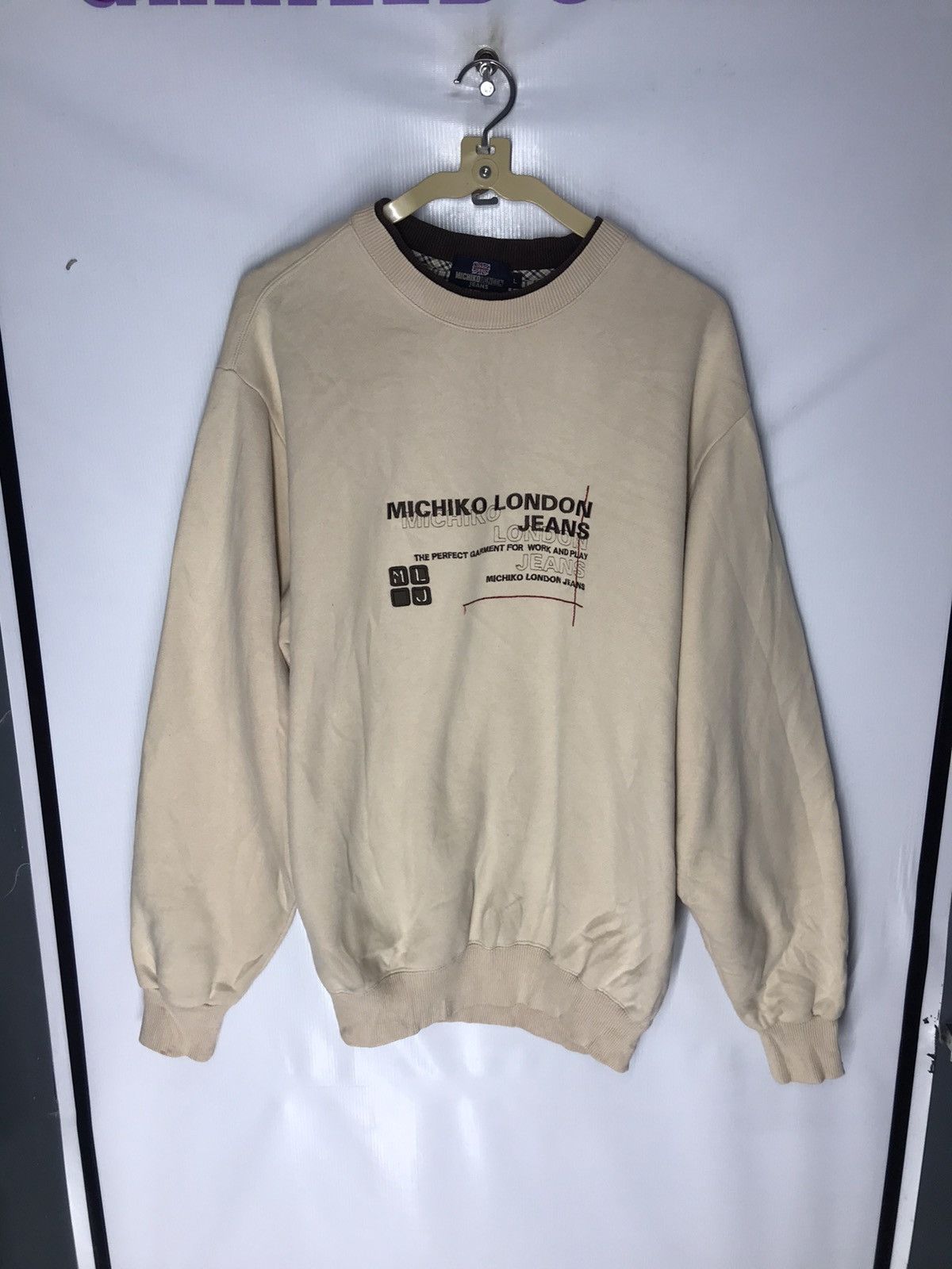 Michiko Koshino London Michiko London jeans spellout sweatshirt Size US L / EU 52-54 / 3 - 6 Thumbnail