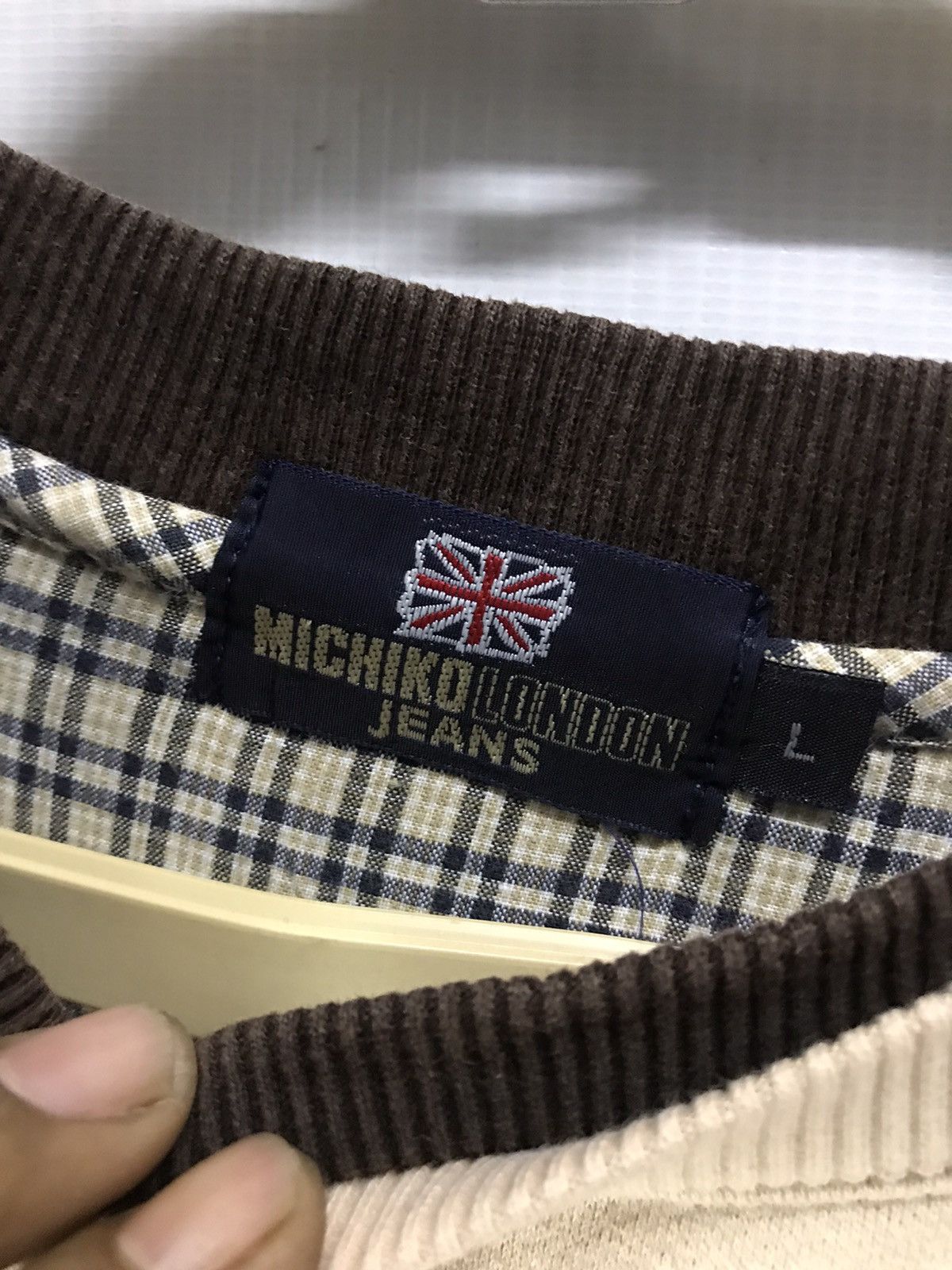 Michiko Koshino London Michiko London jeans spellout sweatshirt Size US L / EU 52-54 / 3 - 4 Thumbnail