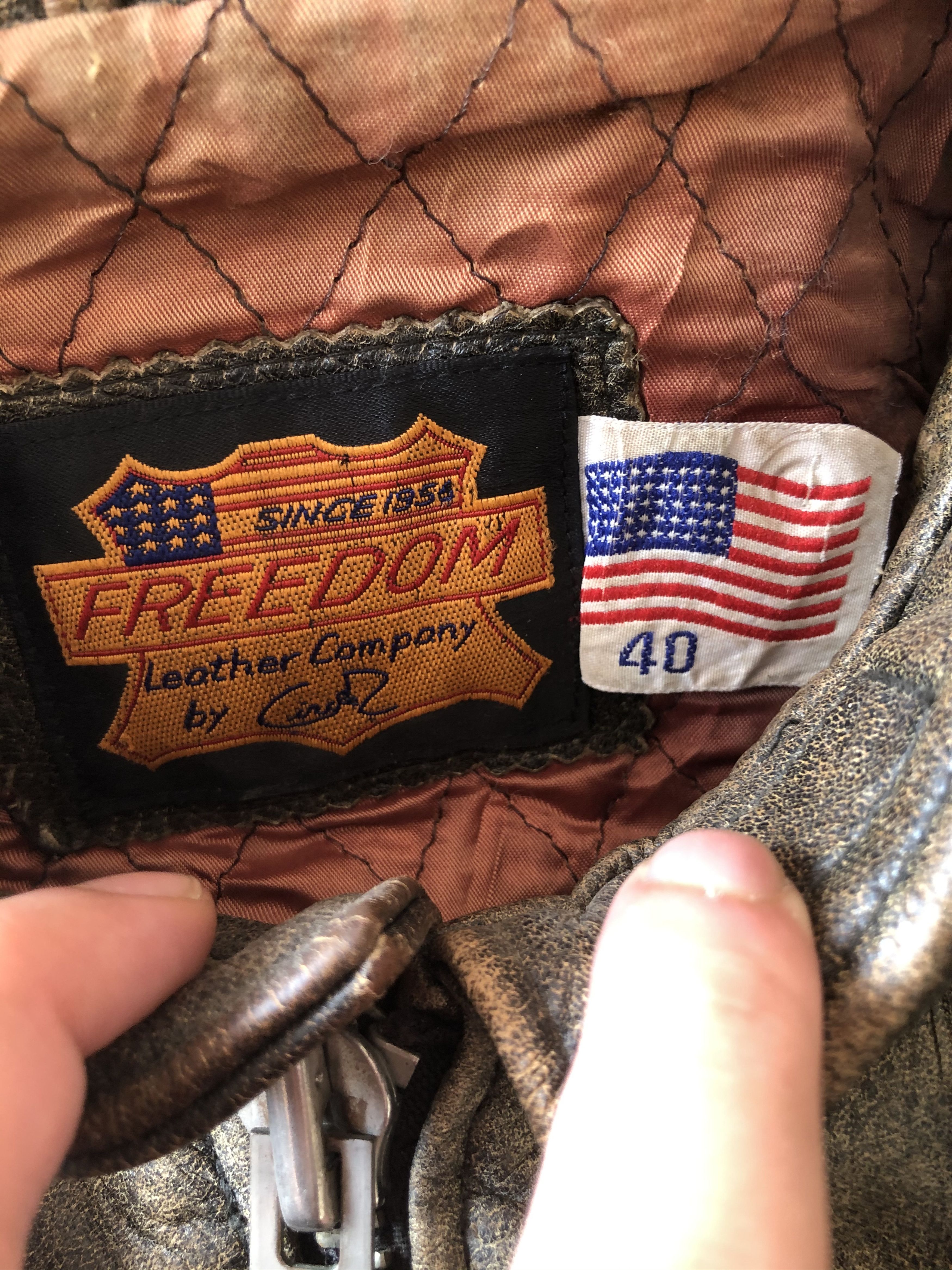 Mister Freedom VINTAGE MISTER FREEDOM WELL SEASONED LEATHER BIKER JACKET Size US S / EU 44-46 / 1 - 10 Thumbnail