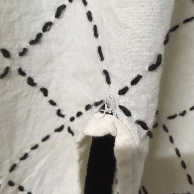 Japanese Brand 💥RARE! Sashiko Stitching Kimono Hanten Sanjuro Jacket Size US M / EU 48-50 / 2 - 11 Thumbnail