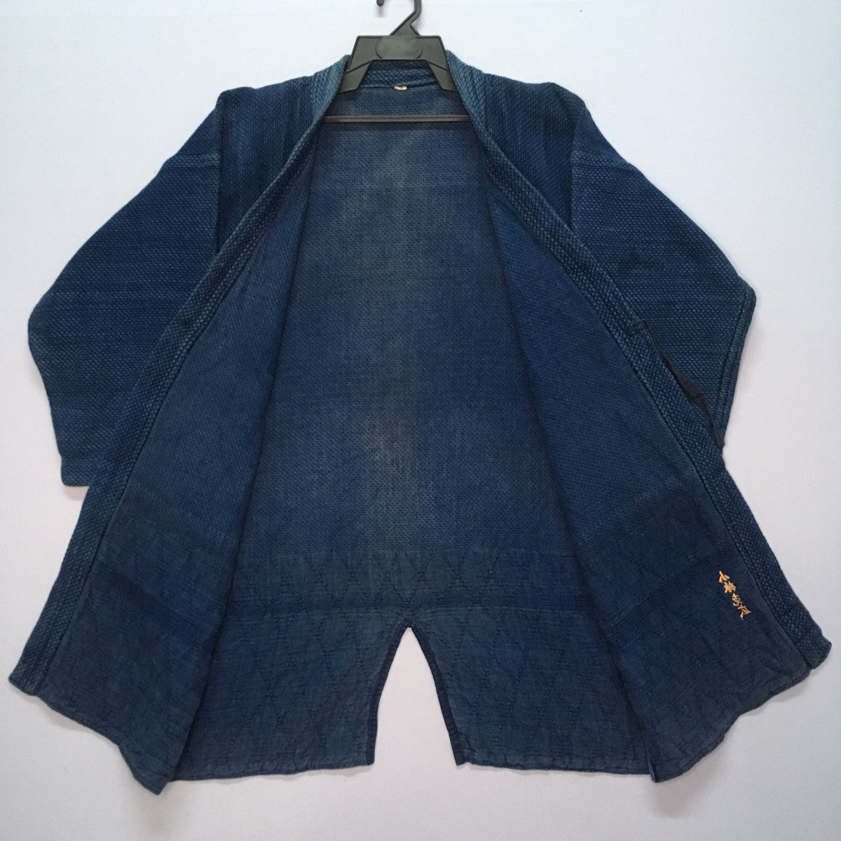 Indigo × Vintage RARE!! Indigo Japanese Kimono Robe Fashion Cardigan Jacket Size US M / EU 48-50 / 2 - 5 Thumbnail