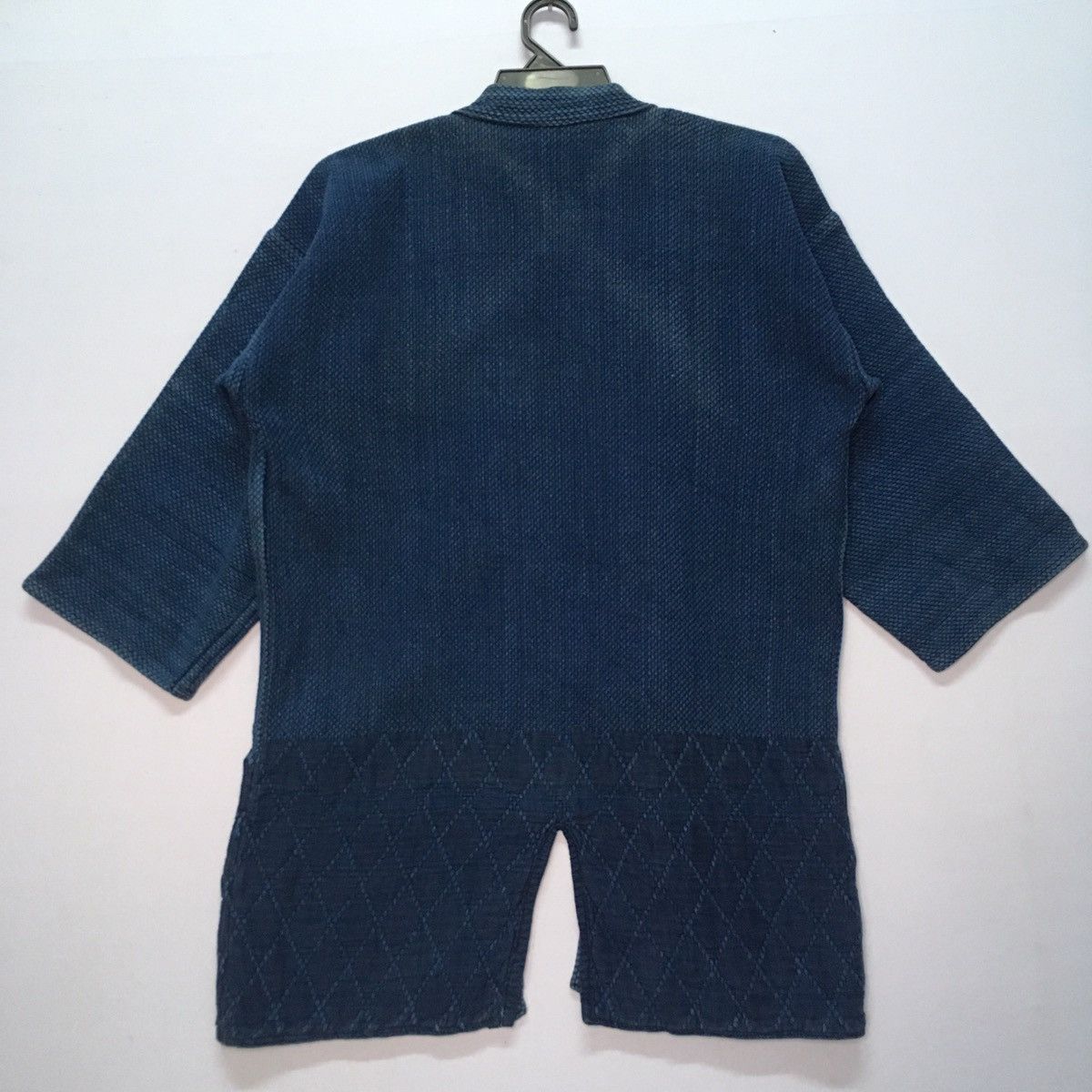 Indigo × Vintage RARE!! Indigo Japanese Kimono Robe Fashion Cardigan Jacket Size US M / EU 48-50 / 2 - 9 Thumbnail