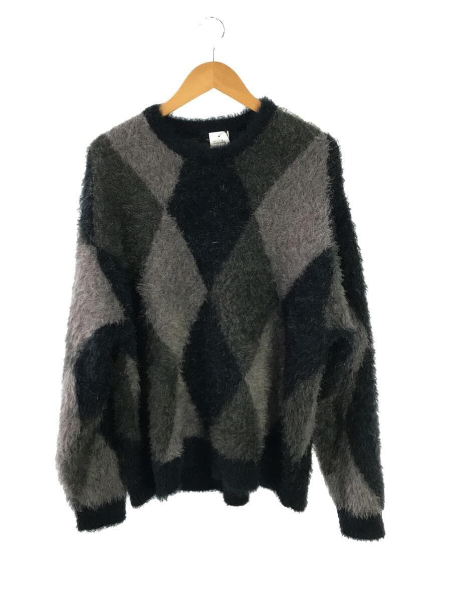 🐎 Fuzzy Argyle Sweater