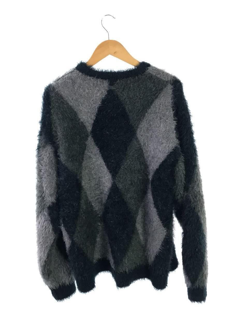 Number (N)ine Fuzzy Argyle Sweater Size US XL / EU 56 / 4 - 2 Thumbnail