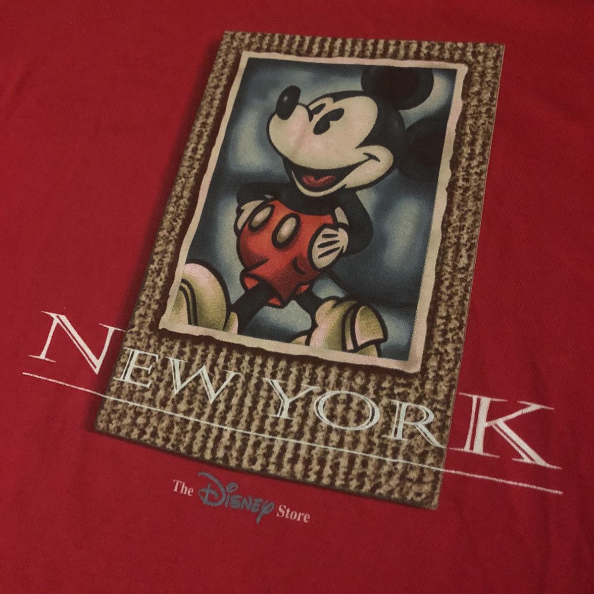 Disney Vintage 90s Disney New York NY Mickey Mouse Graphic Logo Tee Size US XL / EU 56 / 4 - 4 Thumbnail